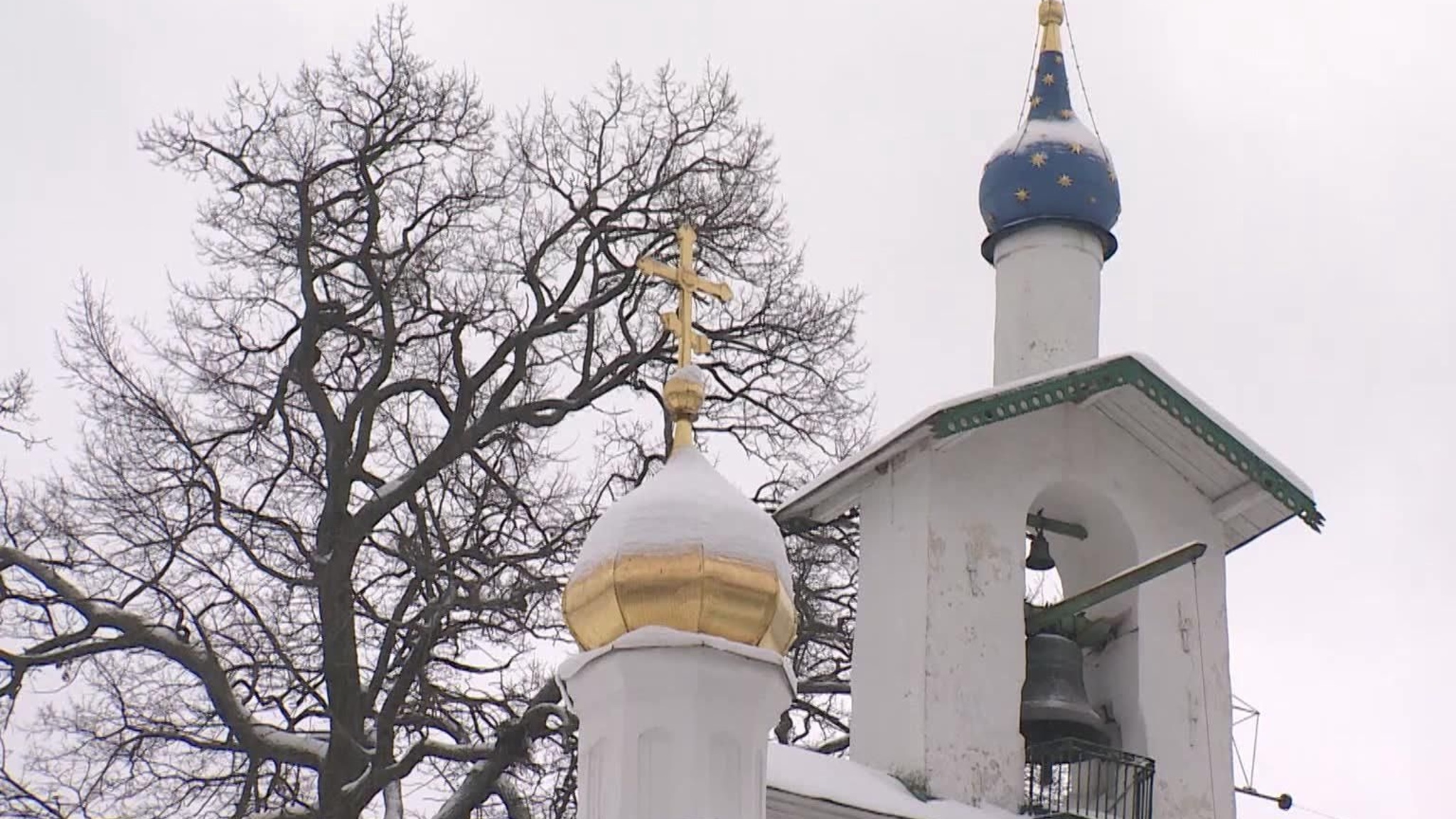 В Псково-Печерском монастыре восстанавливают Большую звонницу