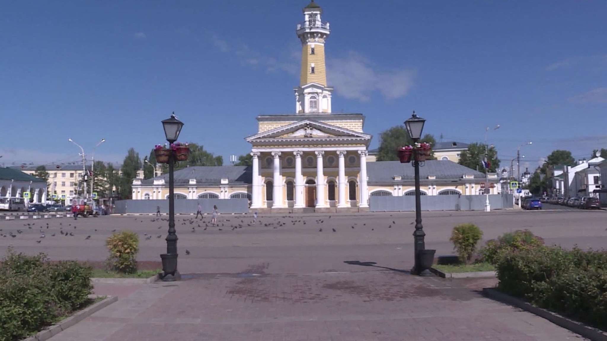 В Костроме реставрируют один из символов города – пожарную каланчу