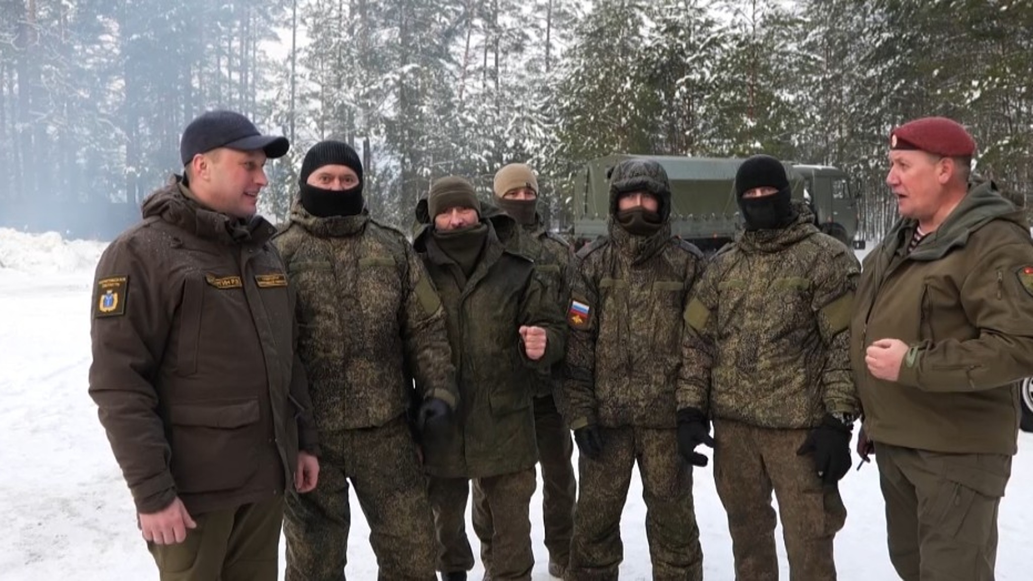 Губернатор приехал в один из пунктов дислокации мобилизованных