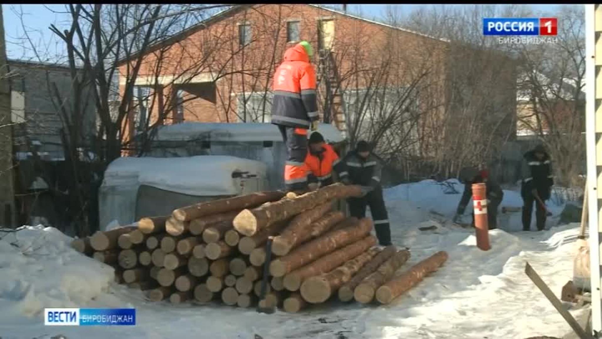 Семьям мобилизованных в ЕАО помогают с доставкой и распиловкой дров
