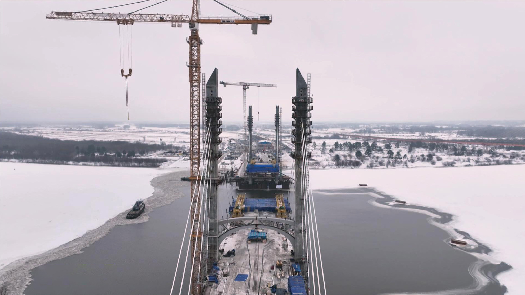 Вантовые мосты в России намерены возводить из отечественных комплектующих