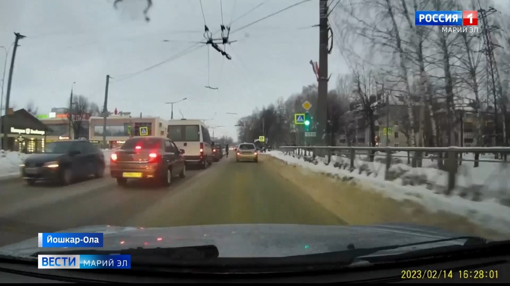 В Йошкар-Оле сбитый пешеход скрылся с места происшествия