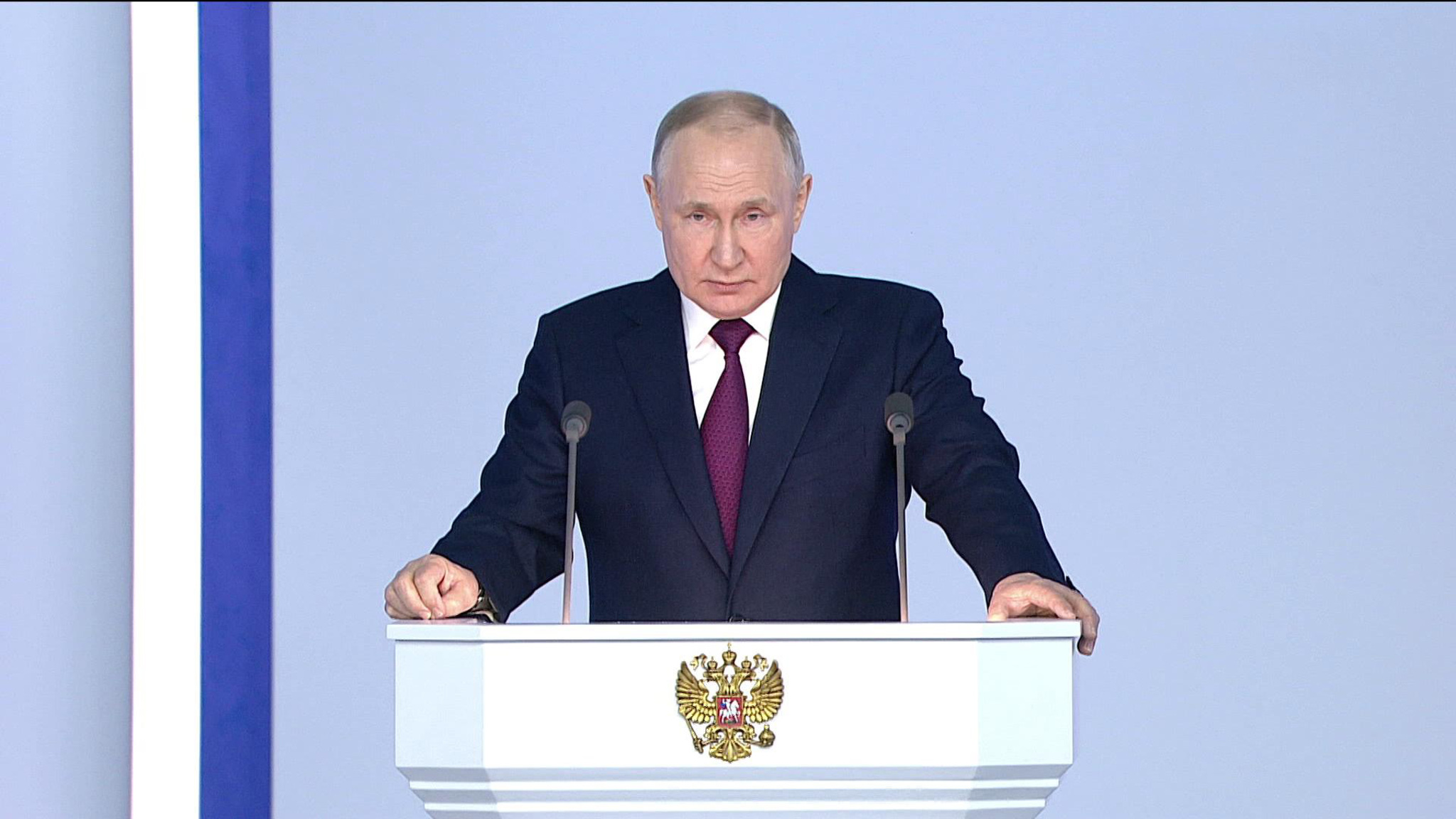 Владимир Путин огласил послание Федеральному собранию