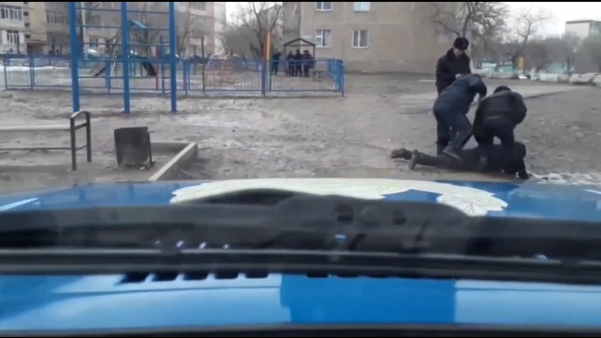 Погоня за лихачем в Казахстане превратилась в боевик