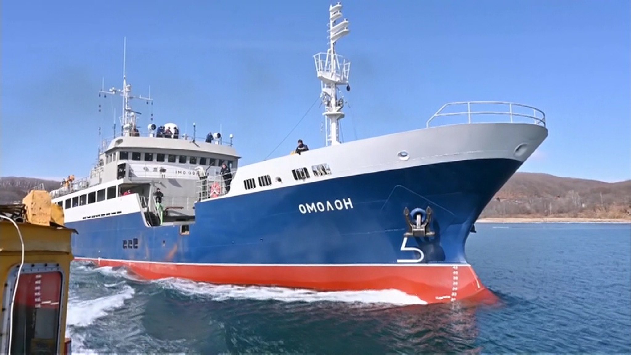 Первый хабаровский краболов завершил ходовые испытания в море