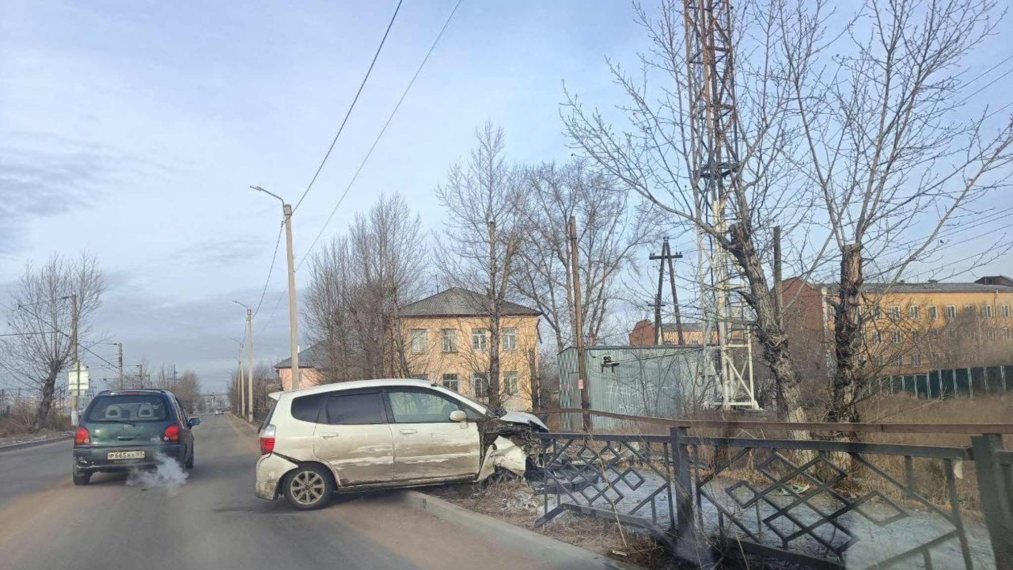Момент наезда на школьника в Улан-Удэ зафиксировала камера