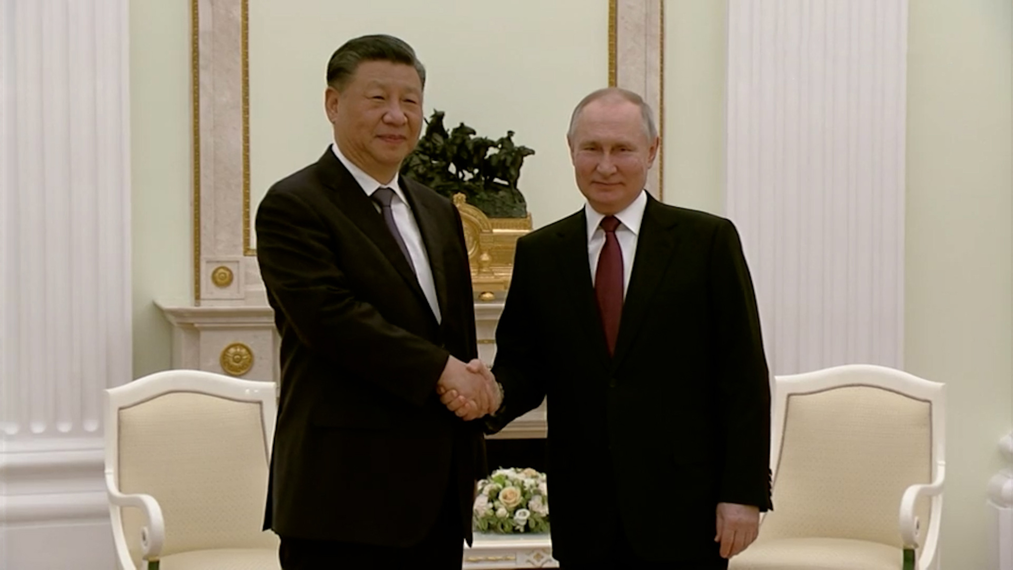 Как начиналась встреча Путина и Си