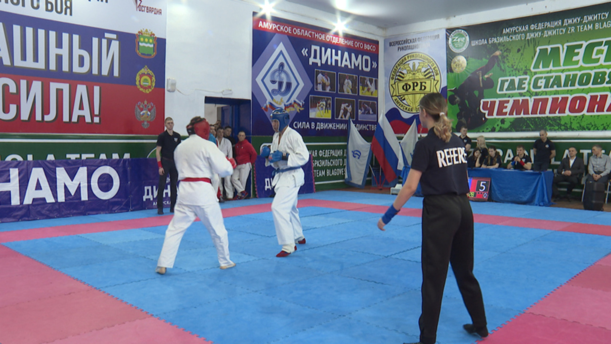 Силовики Приамурья сразились на татами