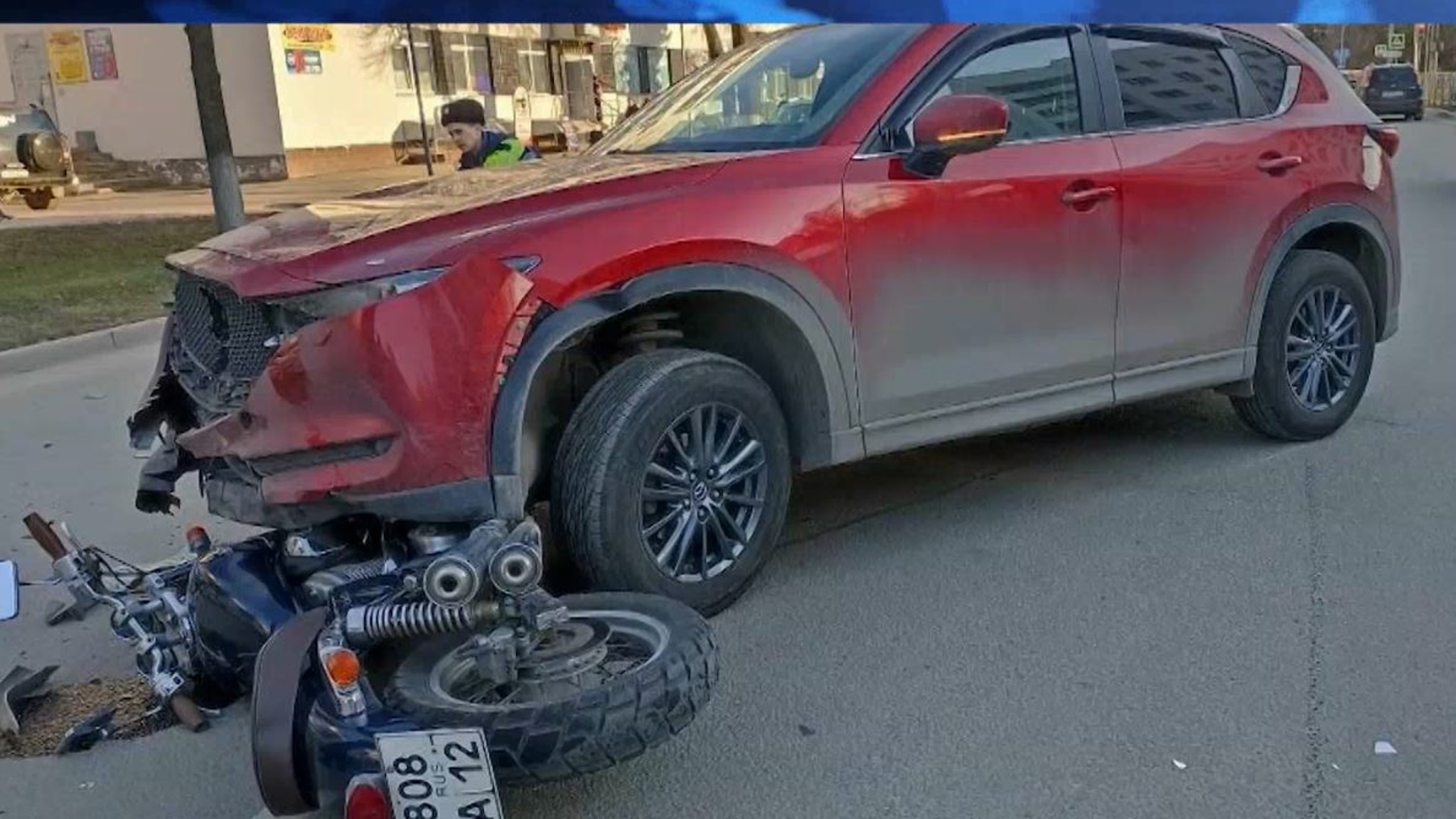 Стали известны подробности аварии с мотоциклистом в Йошкар-Оле