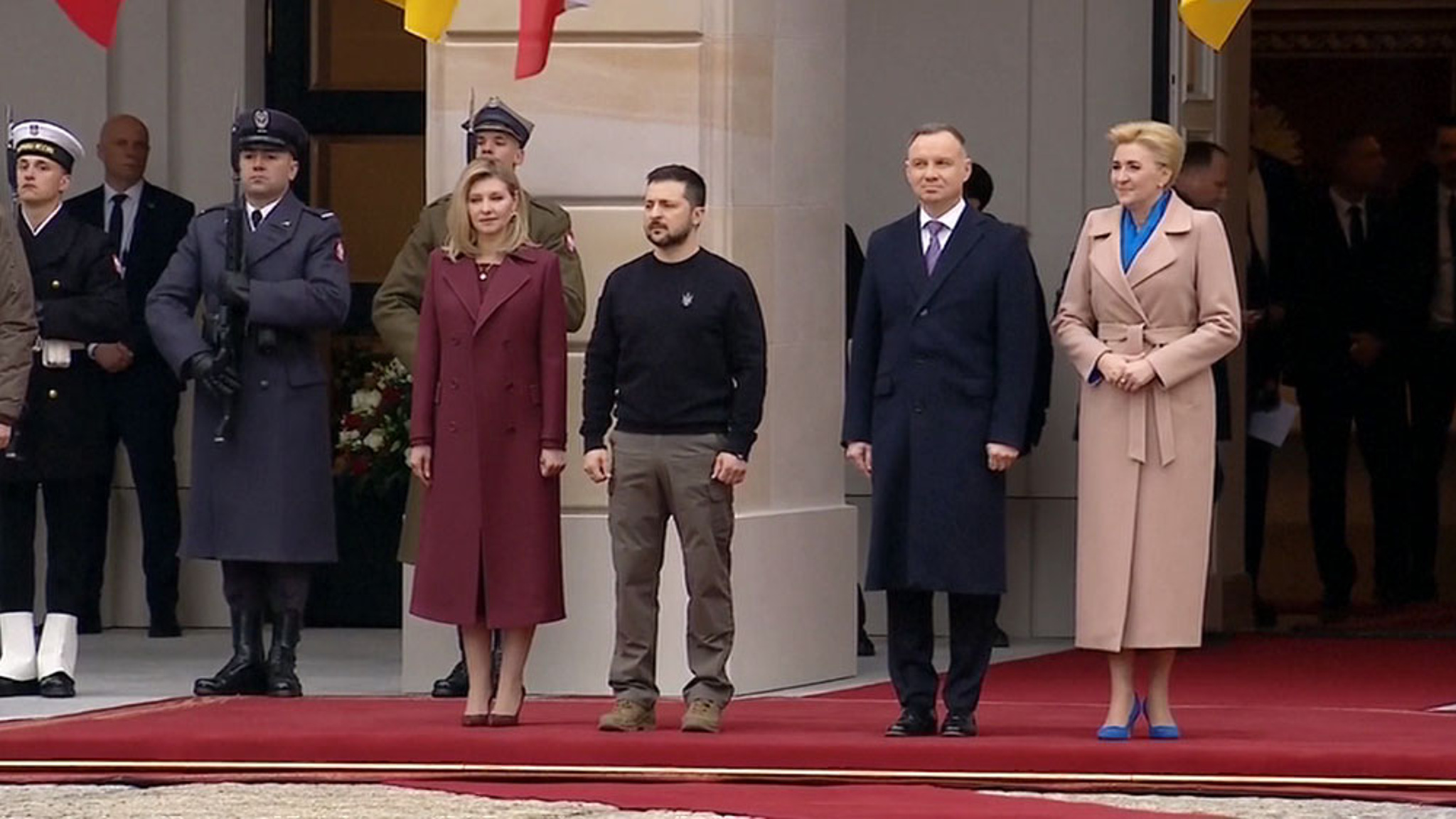 Зеленский прибыл в Польшу