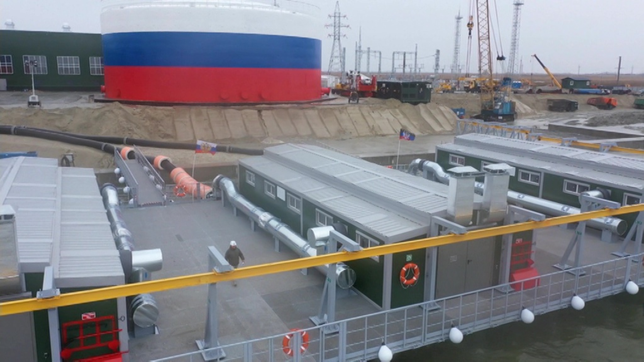 Новый водовод для снабжения Донбасса полностью готов