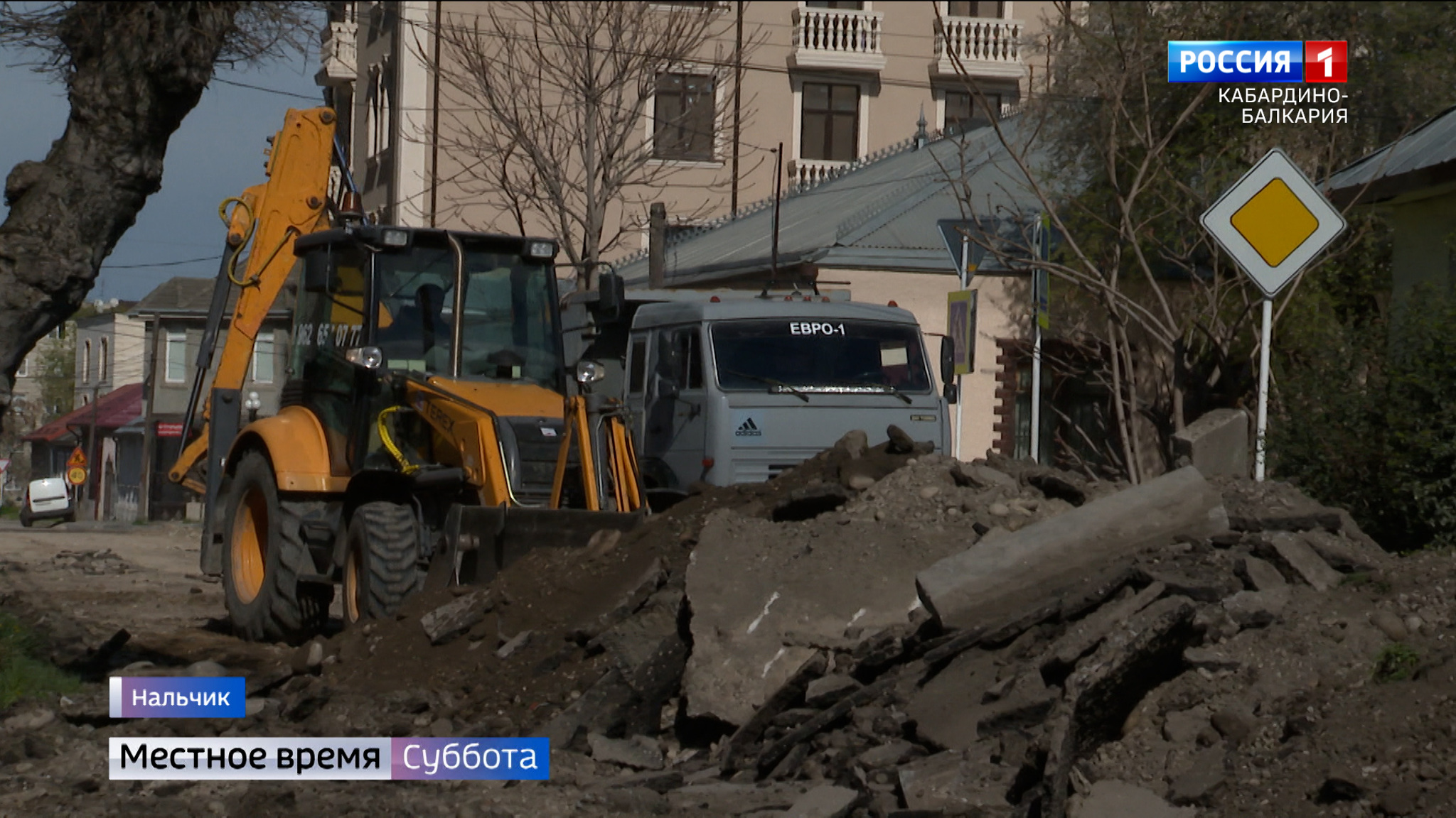В Нальчике приступили к ремонту ул. Нахушева