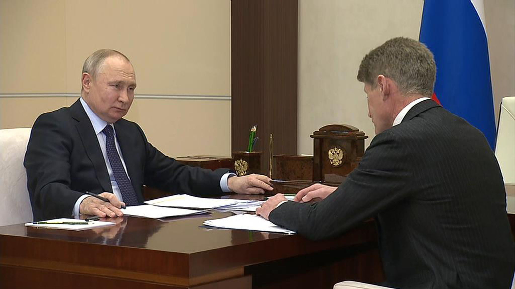 Путин обсудил с главой Приморья перспективы развития края