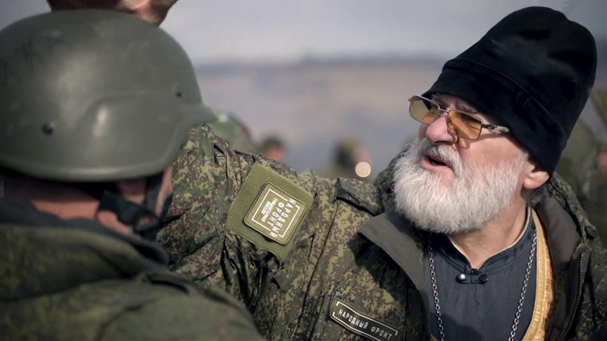Молебен на передовой