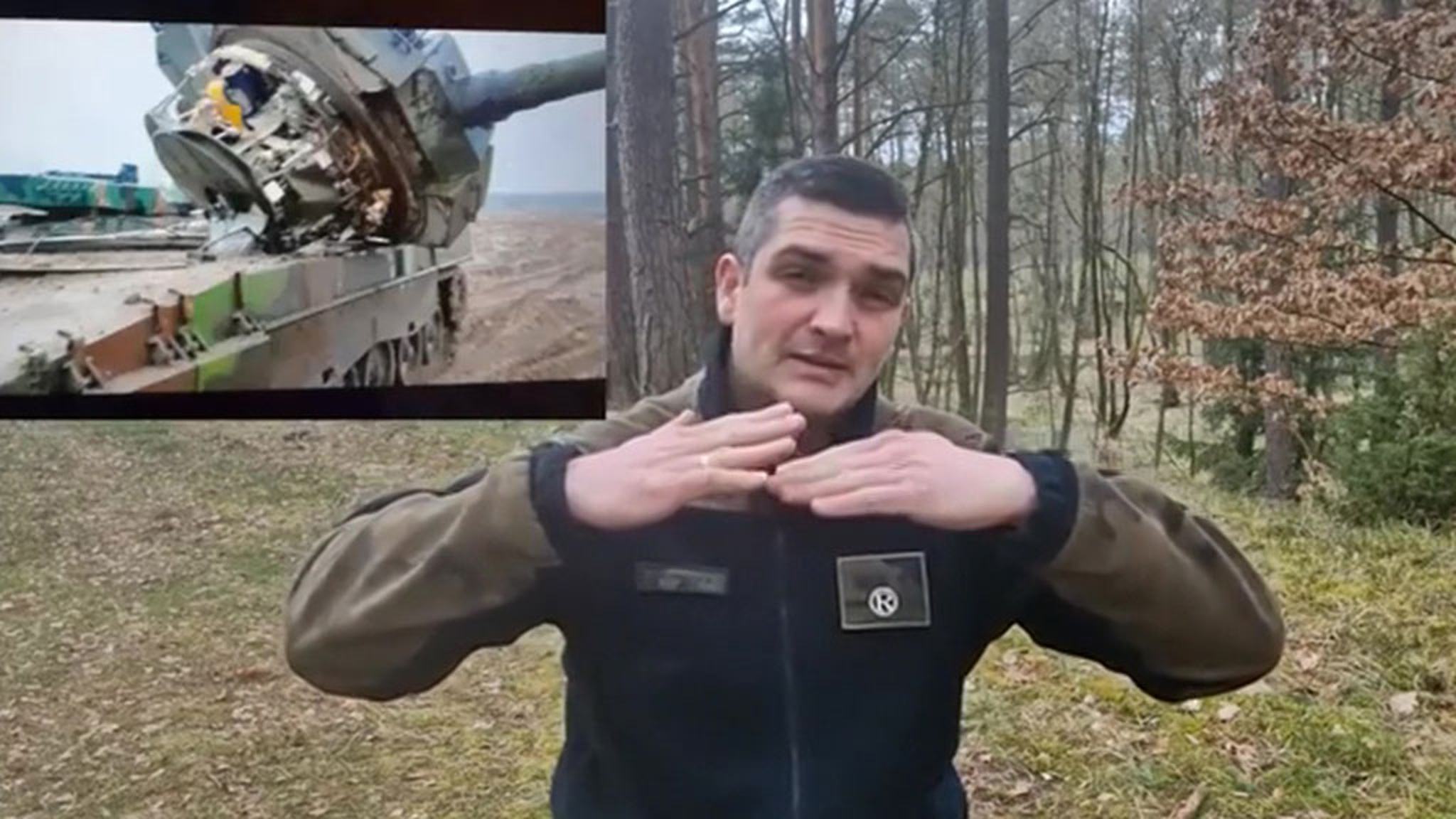 На учениях в Польше украинцы оторвали башню "Леопарду"