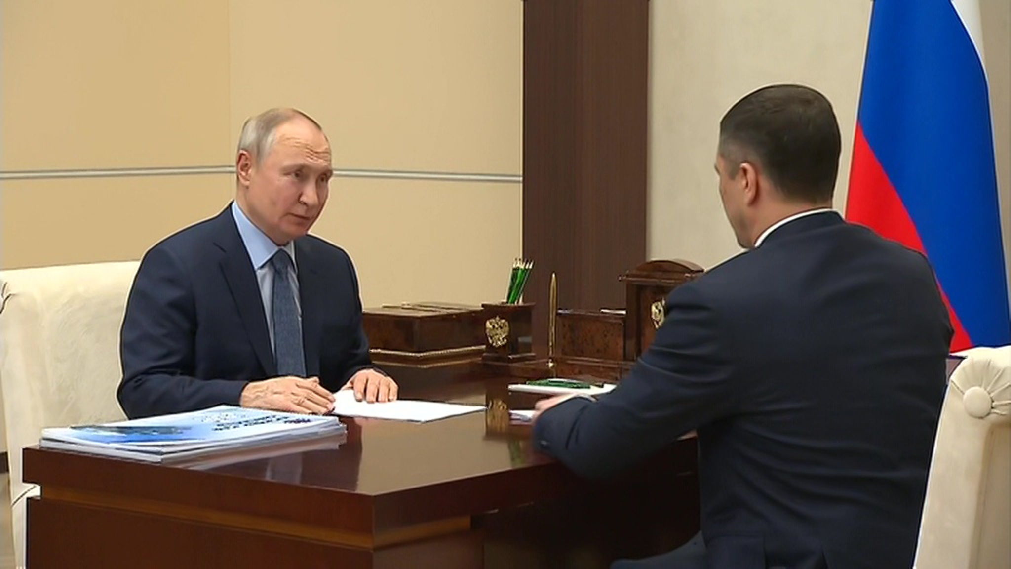 Владимир Путин встретился с губернатором Псковской области