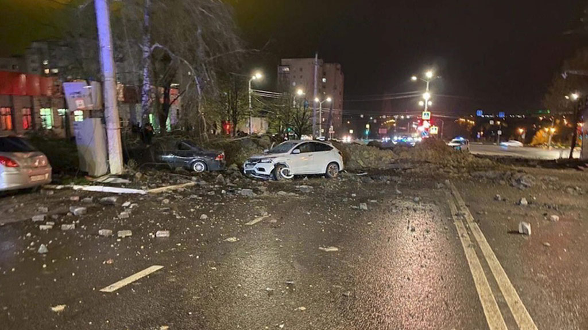 Опубликованы новые кадры взрыва в Белгороде