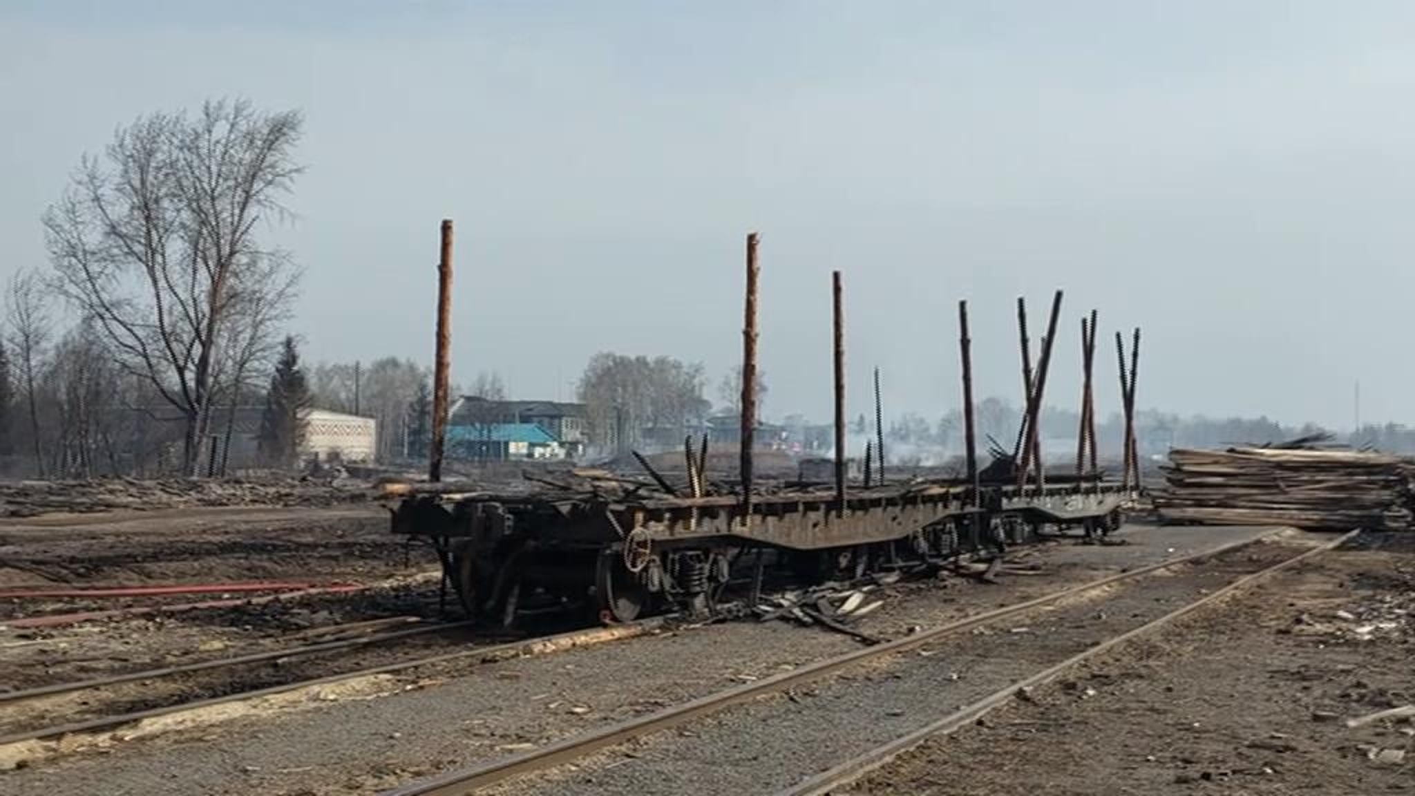 В Свердловской области начато расследование по факту возгораний в поселке Сосьва