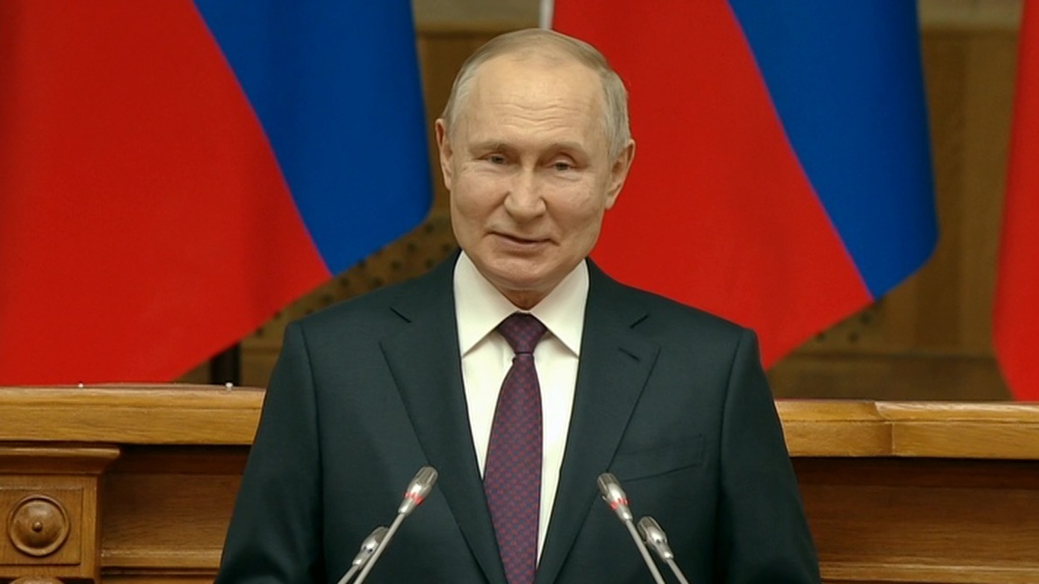 Владимир Путин выступил перед российскими законодателями