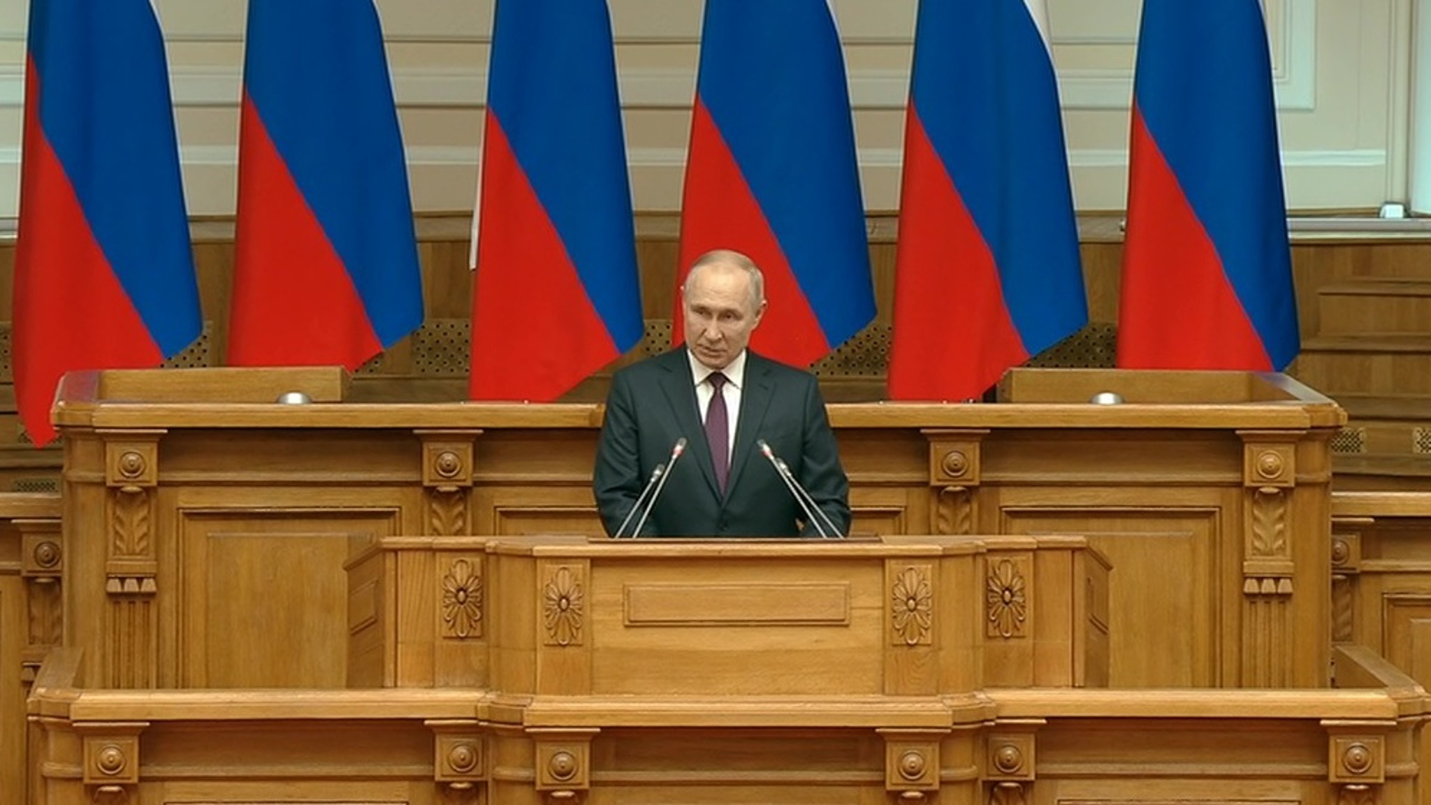 Выступление Владимира Путина перед Советом законодателей при Федеральном Собрании РФ