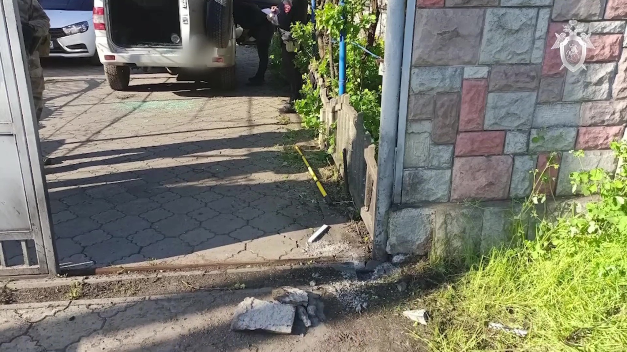 Место покушения на замначальника ГУВД по Запорожью сняли на видео