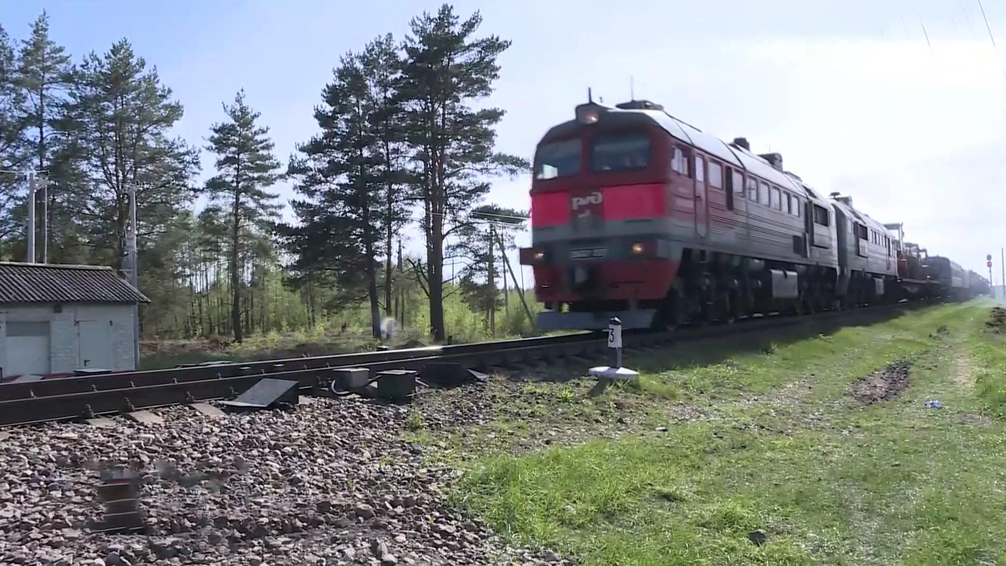 Железнодорожные пути под Брянском восстановили в кратчайшие сроки