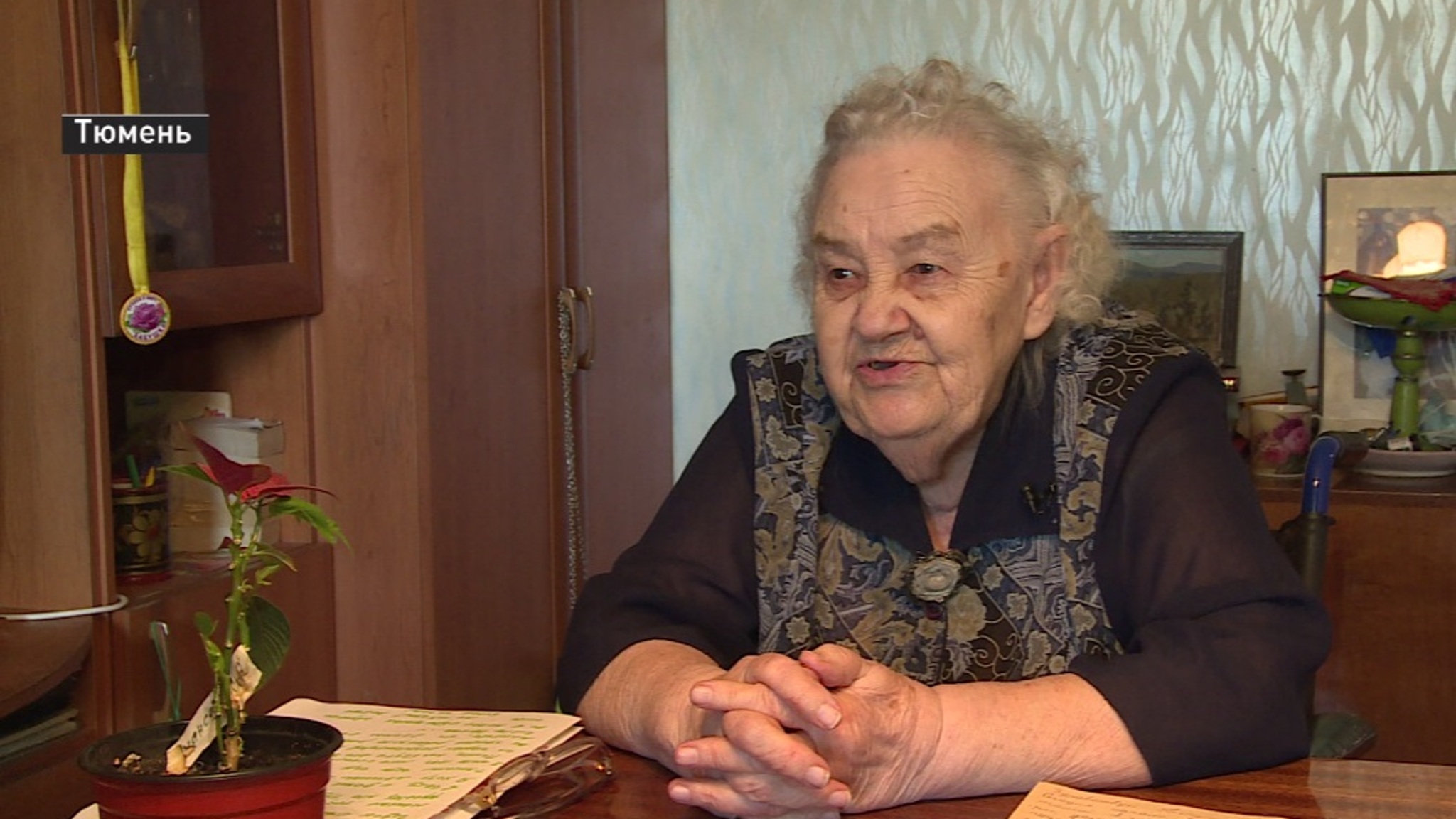 Журналисты поздравили тюменского ветерана с Днем Победы