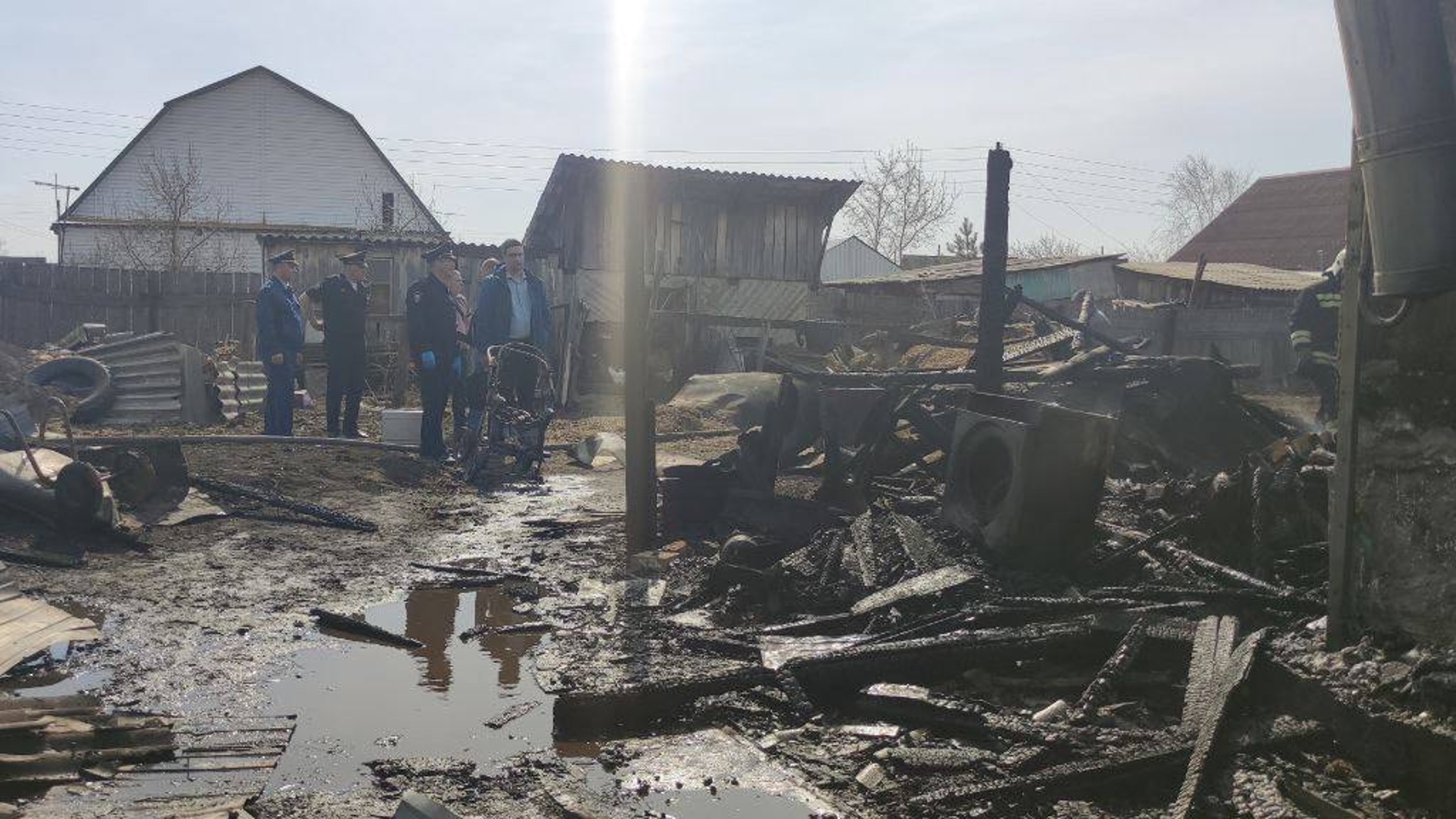 Ребенок погиб при пожаре в Новосибирской области
