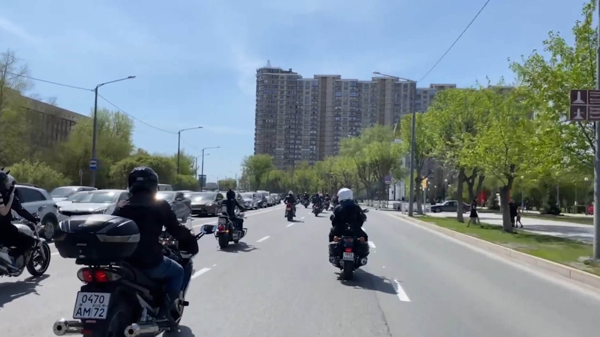 Мотопарад в честь Дня Победы состоялся в Тюмени