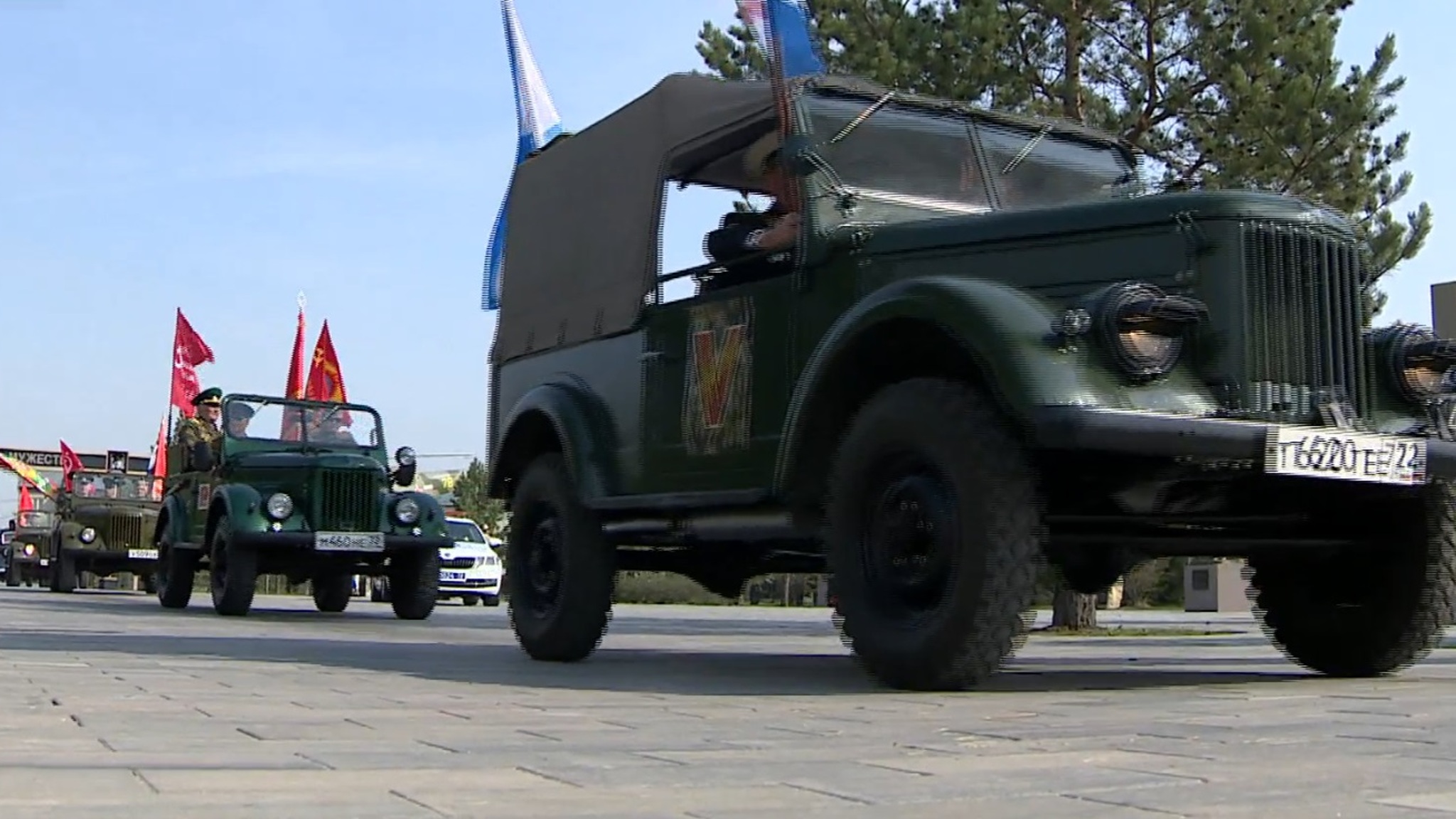 Автопробег в честь Дня Победы прошел в Тюмени в 19 раз