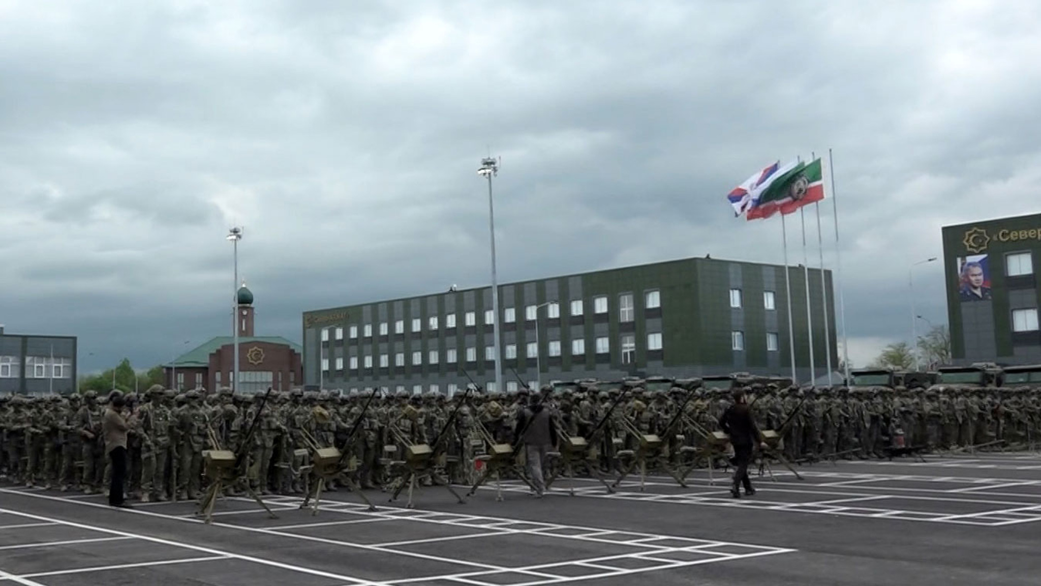В Чечне открыли новый военный городок