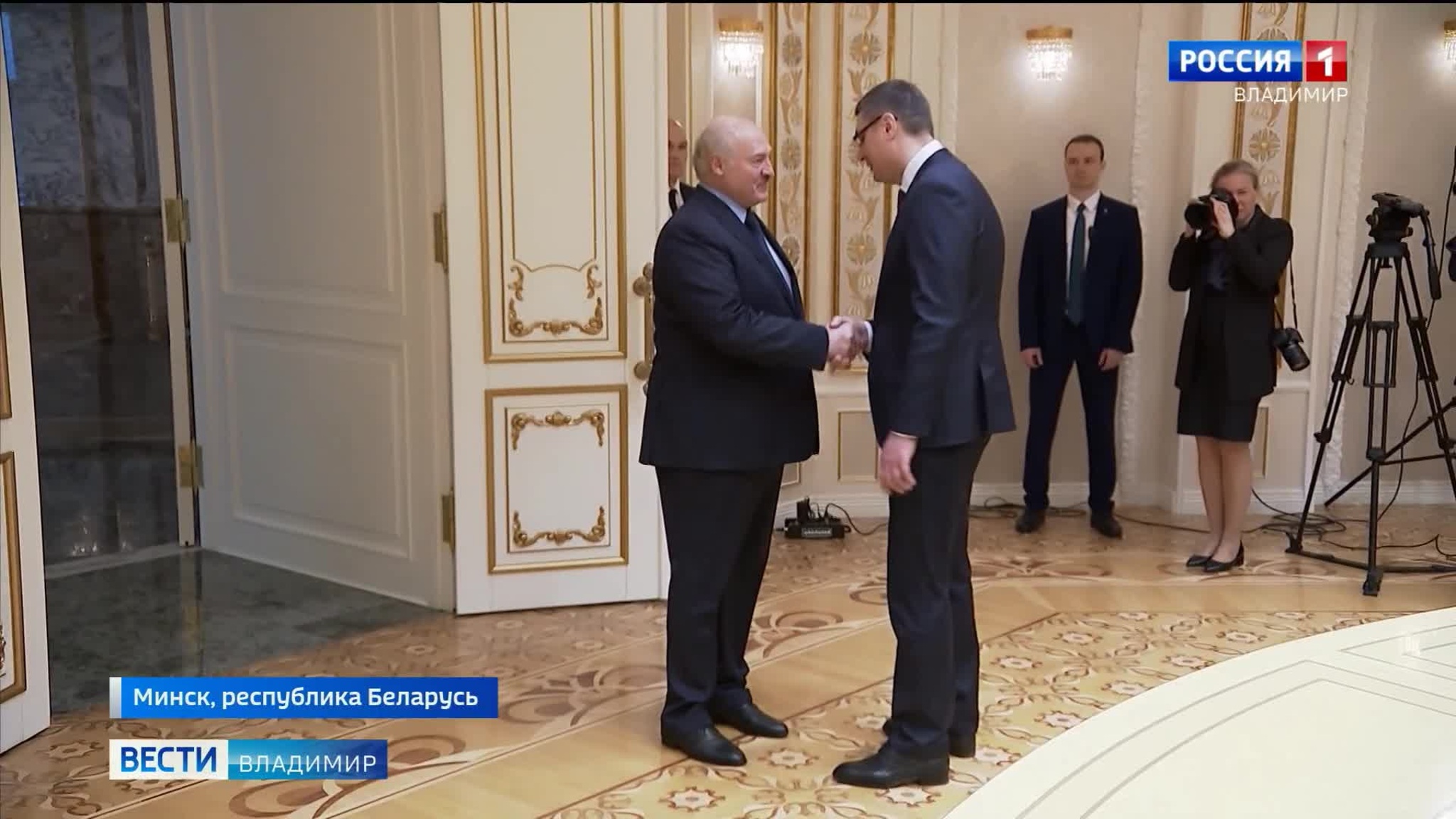 В Минске состоялась рабочая встреча Александра Лукашенко с губернатором Владимирской области
