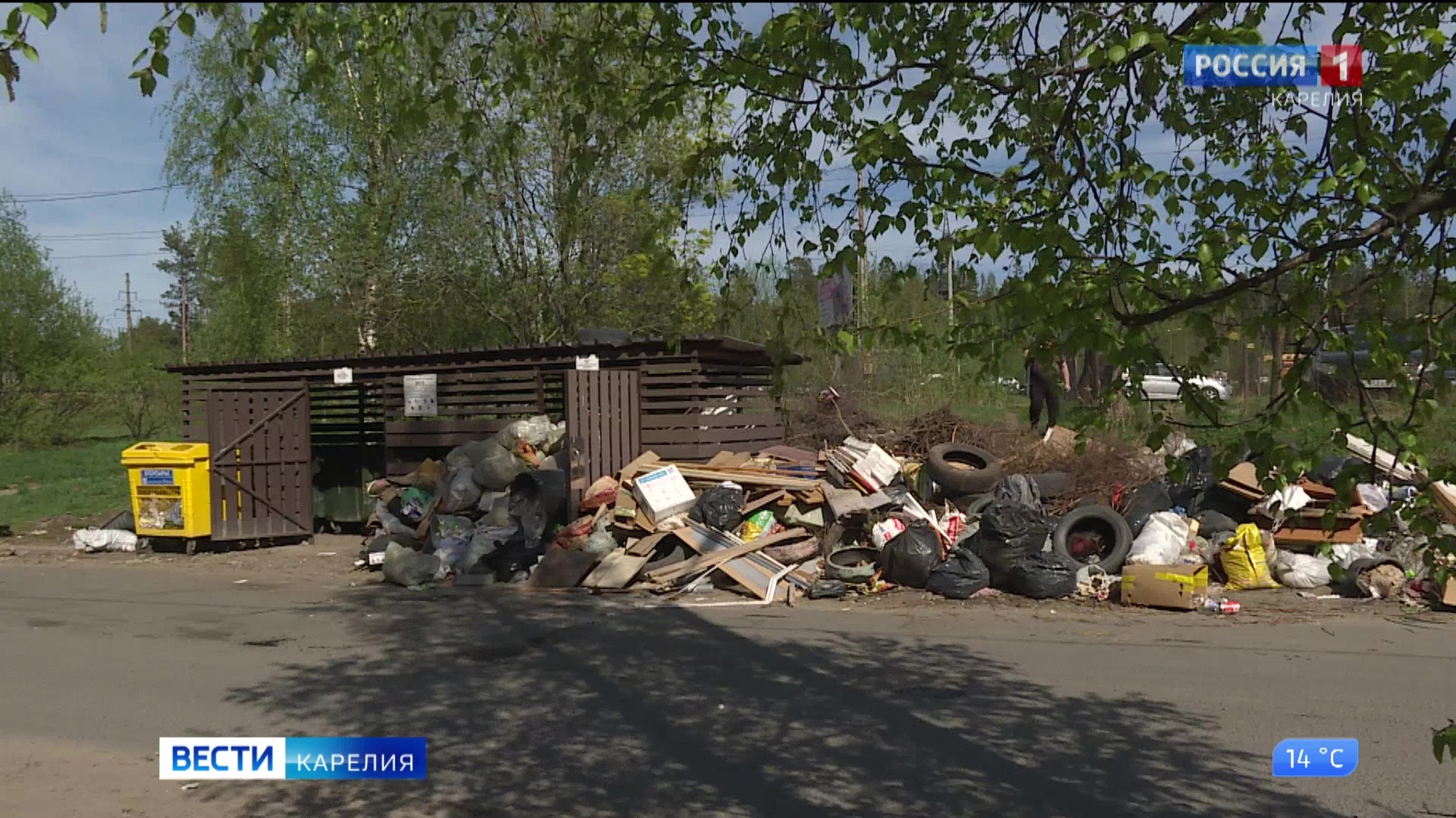 Петрозаводск утопает в крупном мусоре
