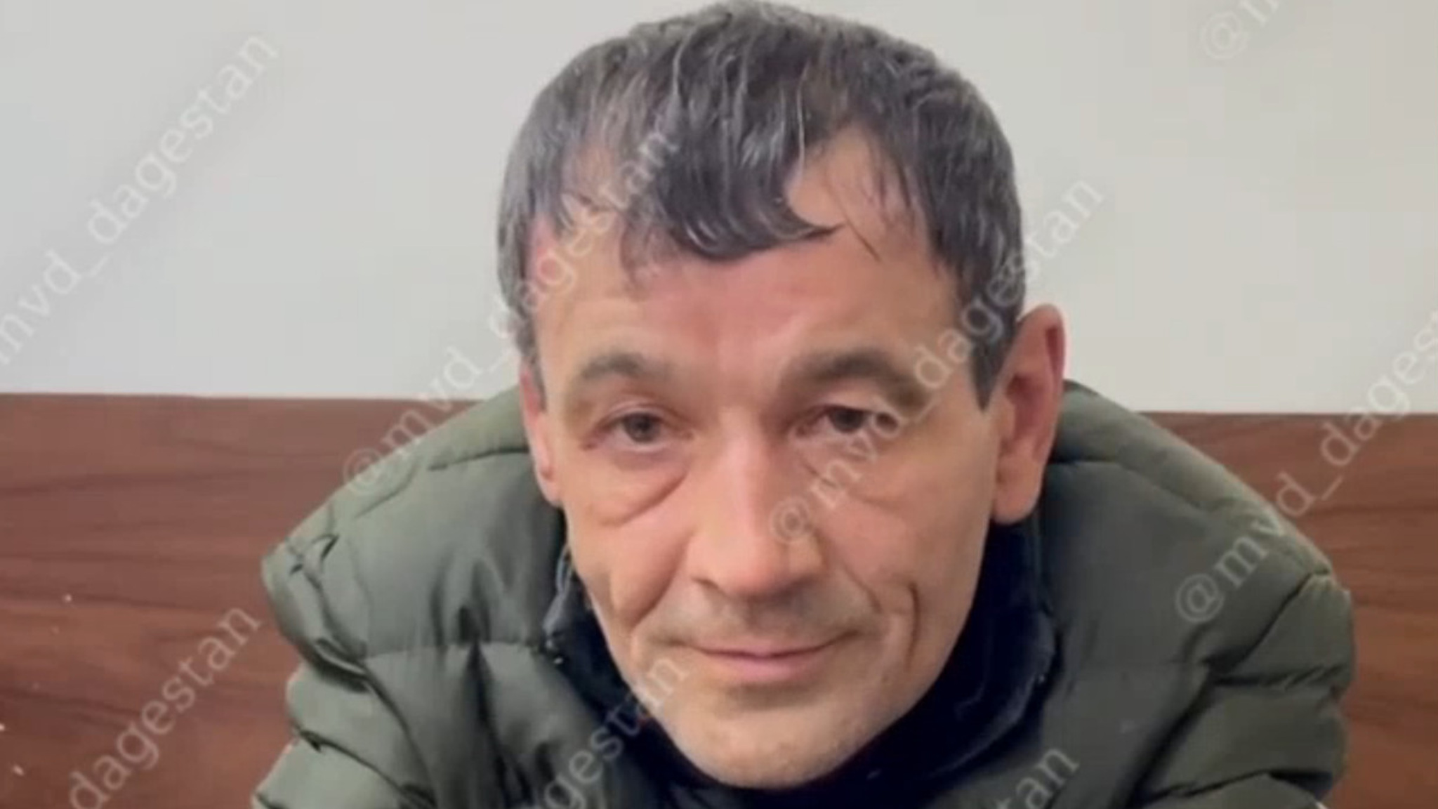 МВД Дагестана показало кадры допроса рецидивиста, напавшего на женщин