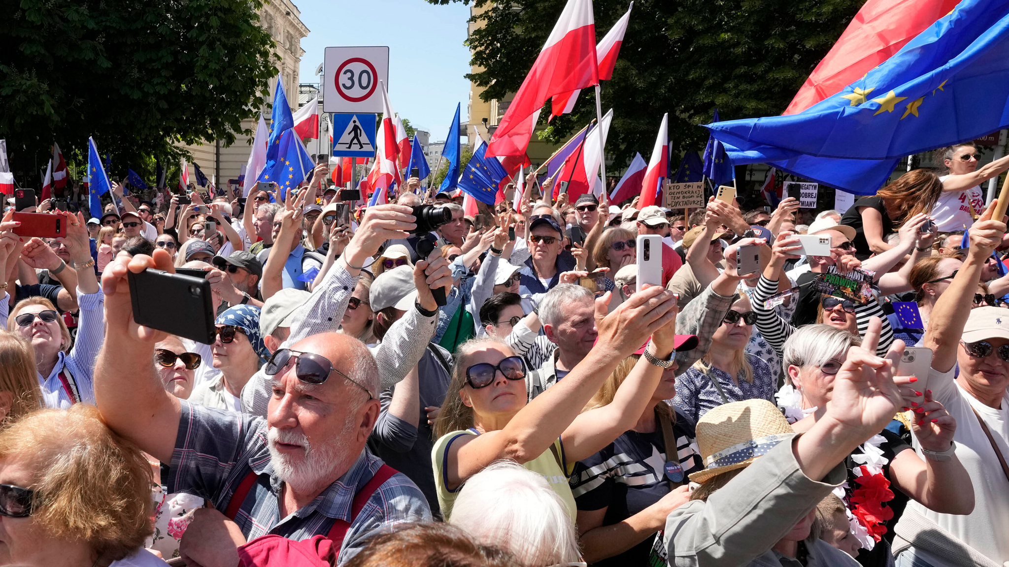 В Польше состоится демонстрация против правительства Туска