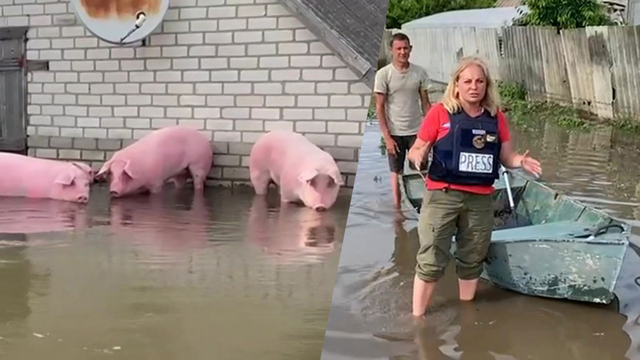В затопленных районах Херсонщины приступят к откачке воды