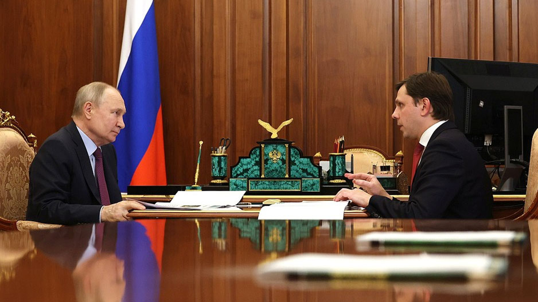 Клычков рассказал Путину об идентичности Орловской области