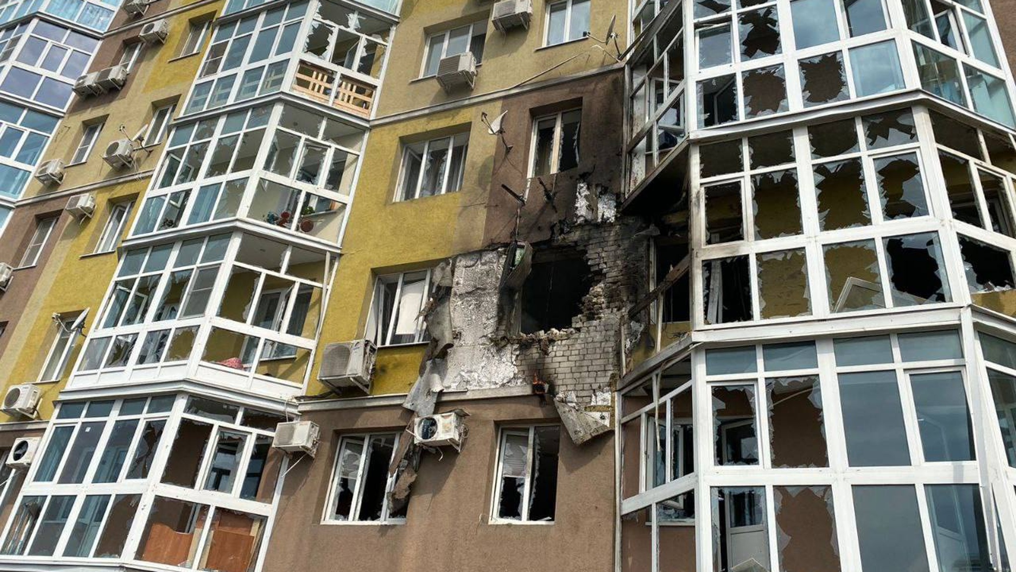 Кадры пролета БПЛА над Воронежем сняли очевидцы