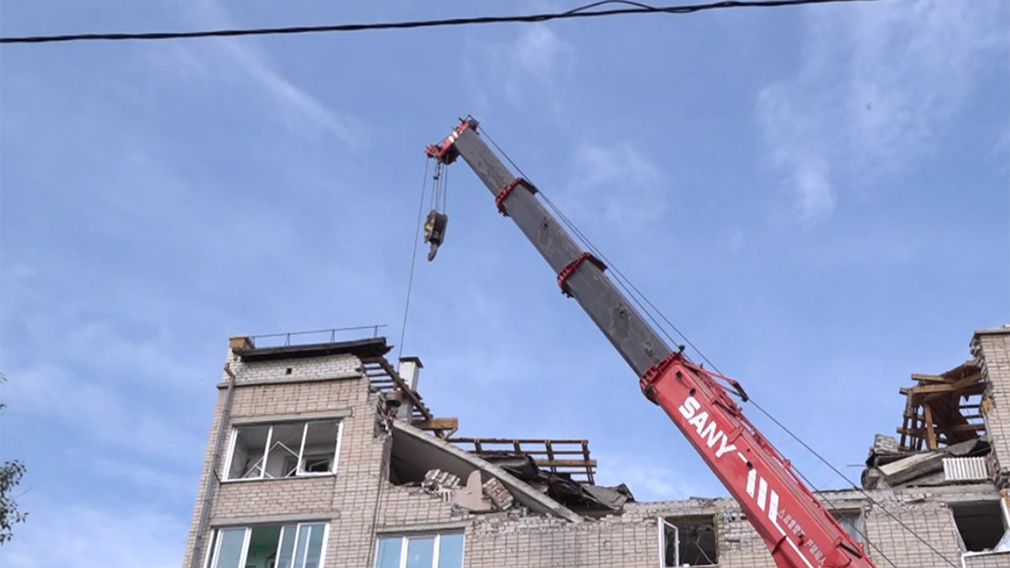 В Чите началось восстановление дома, пострадавшего после взрыва газа
