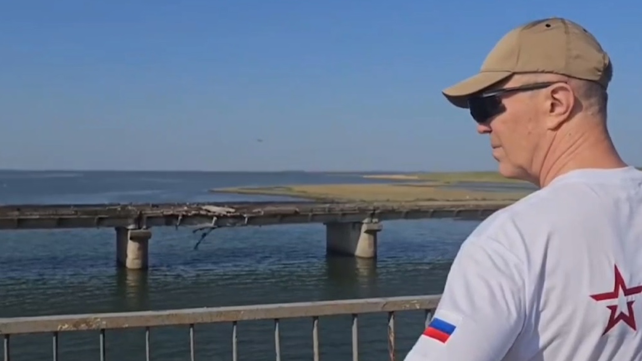 Восстановление Чонгарского моста попало на видео