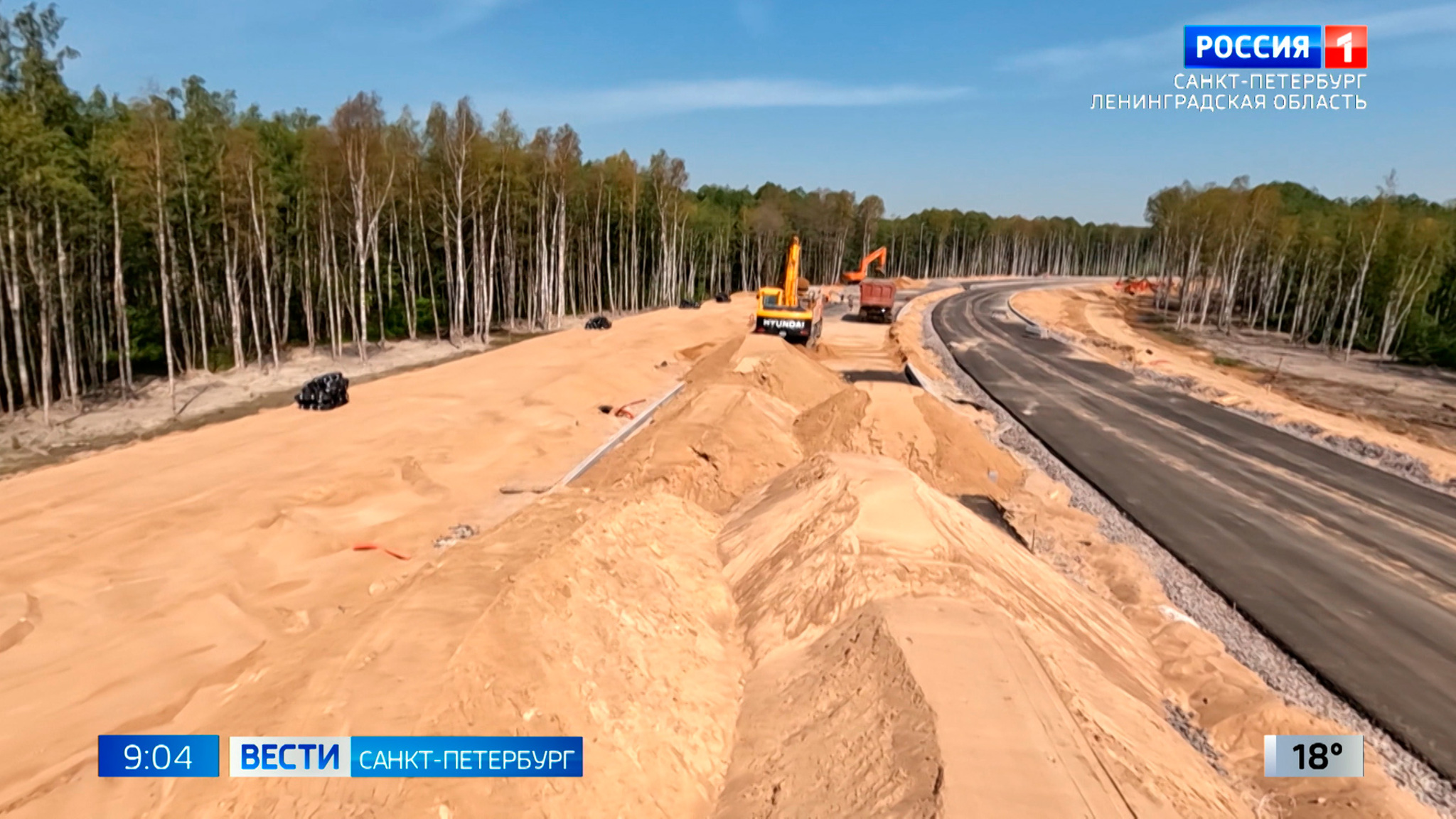 В Приморском районе готовят к сдаче новый участок дороги