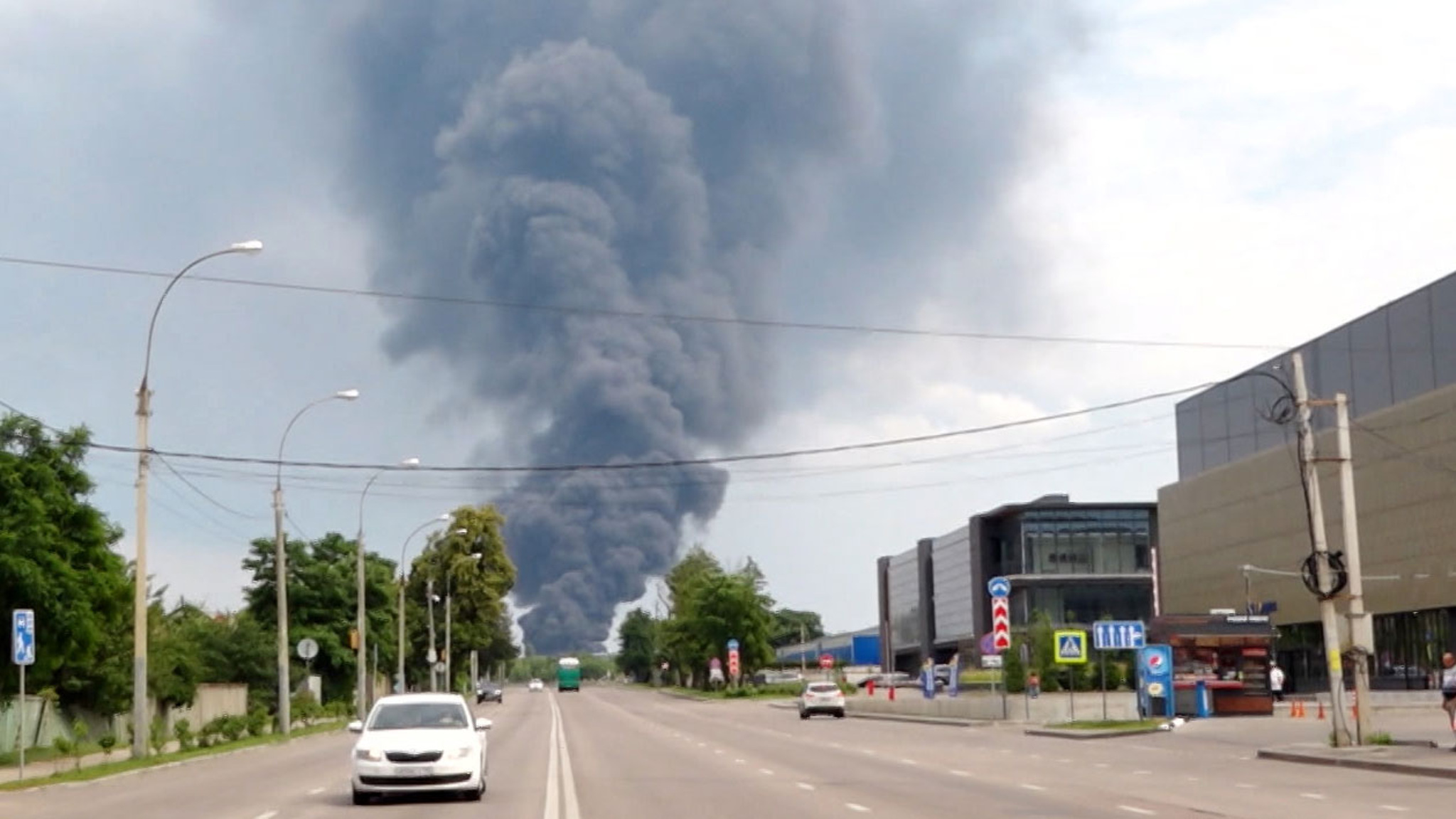 Трасса М4 контролируется силовиками