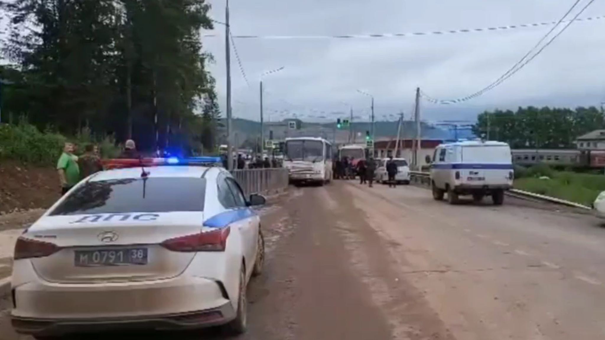 Кадры смертельной аварии В Усть-Куте попали на видео