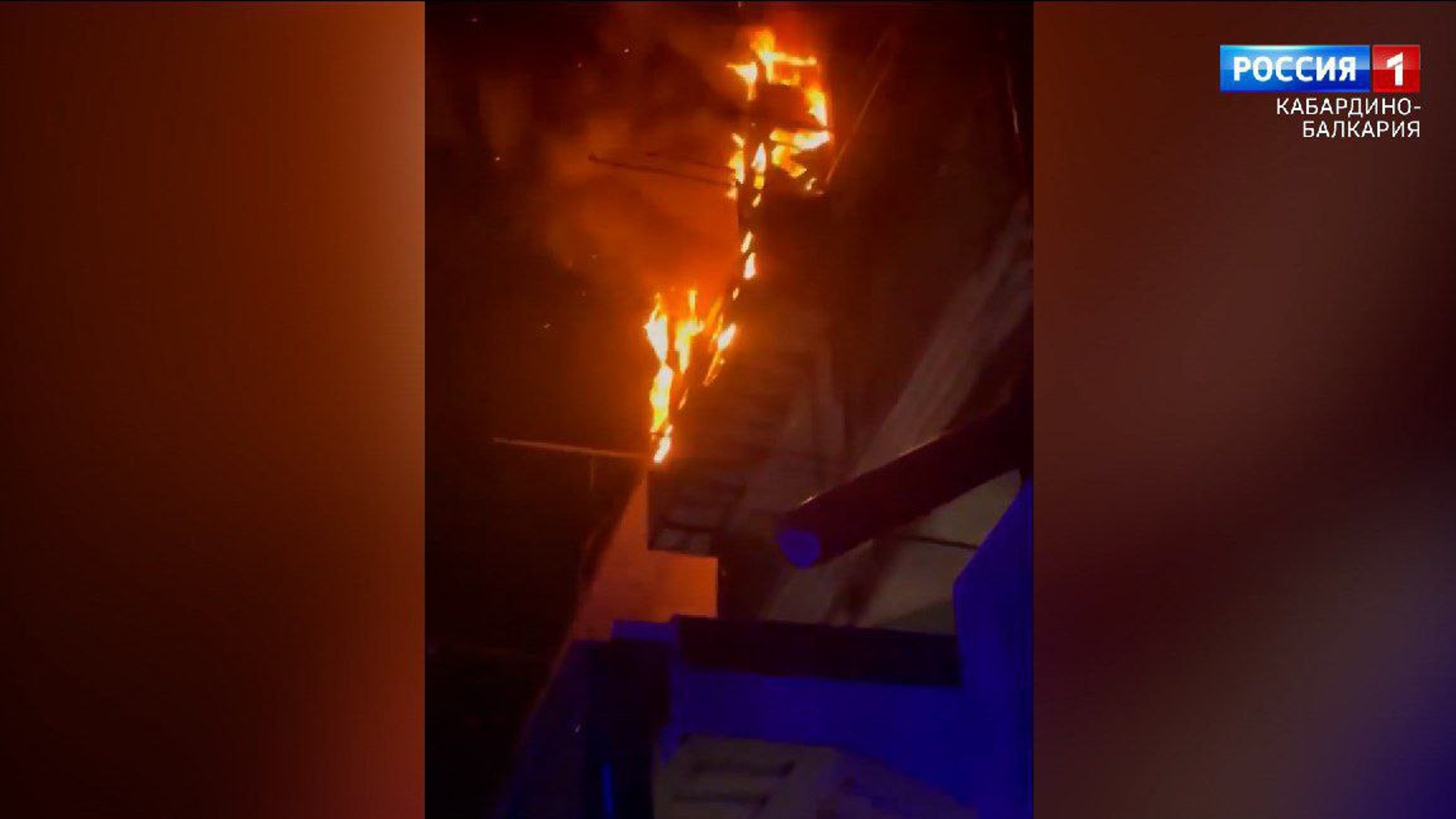 В Нальчике в пожаре погиб 75-летний мужчина