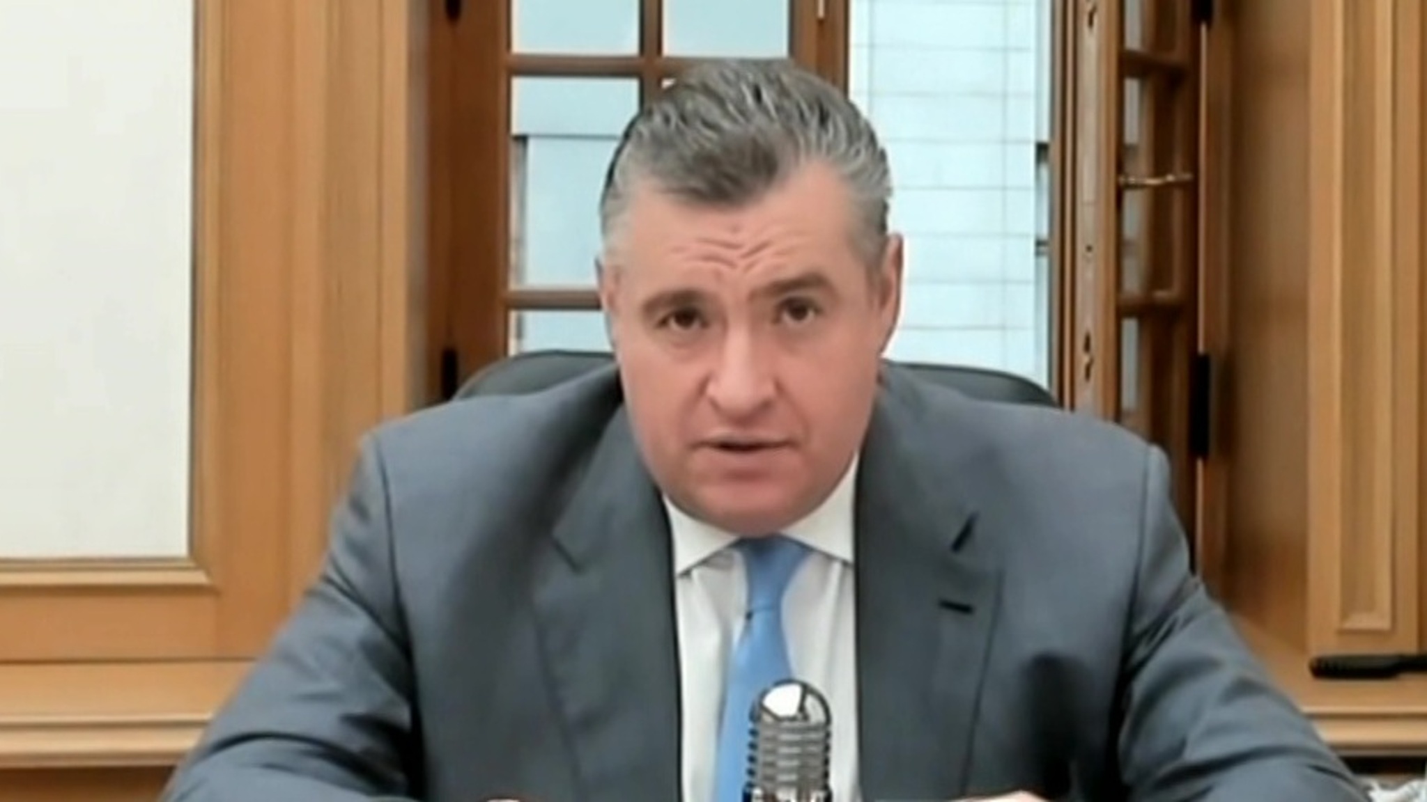 Слуцкий: любое противостояние нужно разрешать за столом переговоров