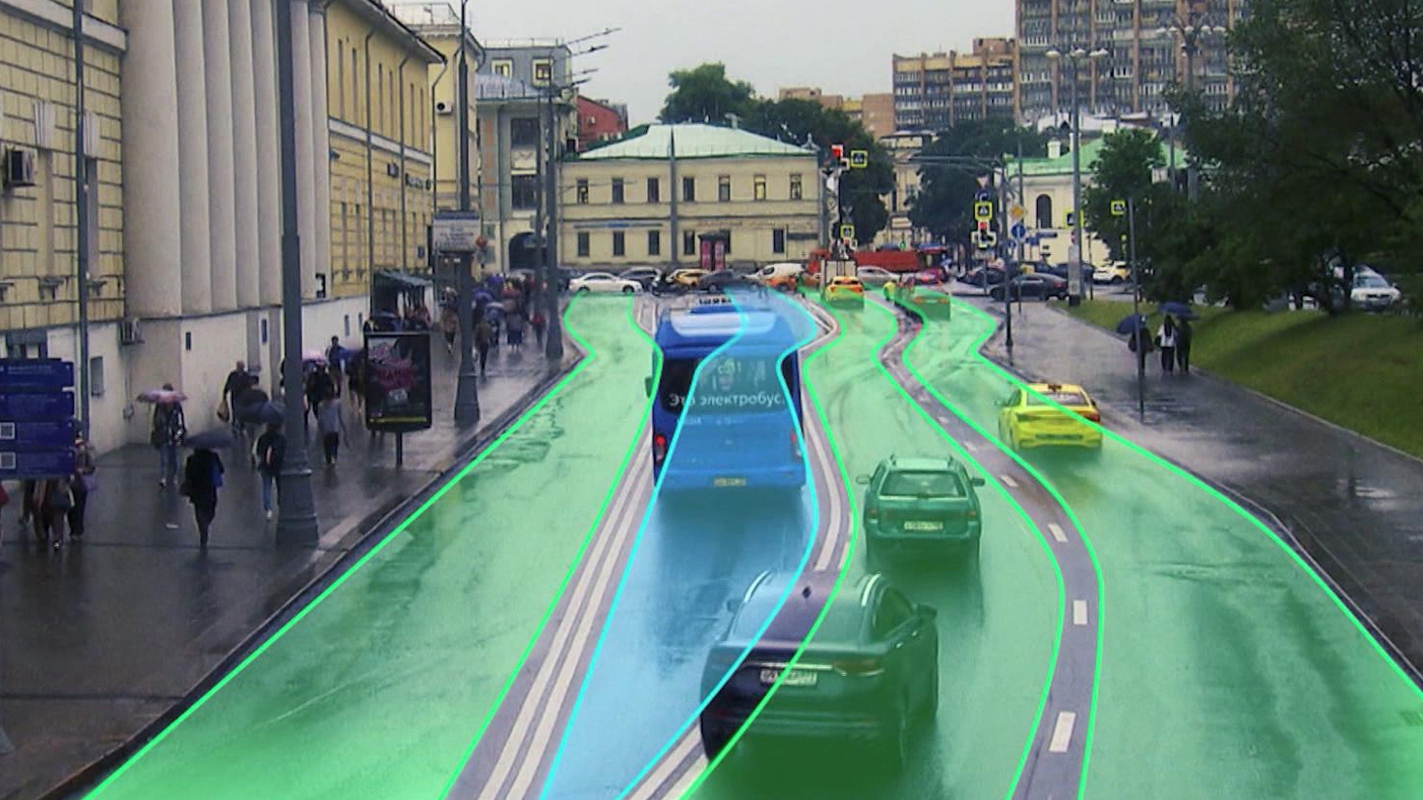 В Москве размечают дороги по-новому