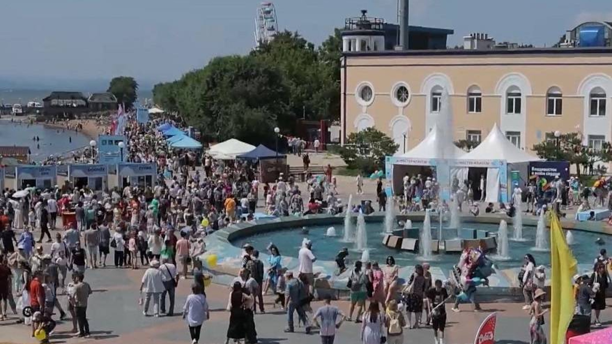 Владивостоку – 163: грандиозным салютом завершился день города
