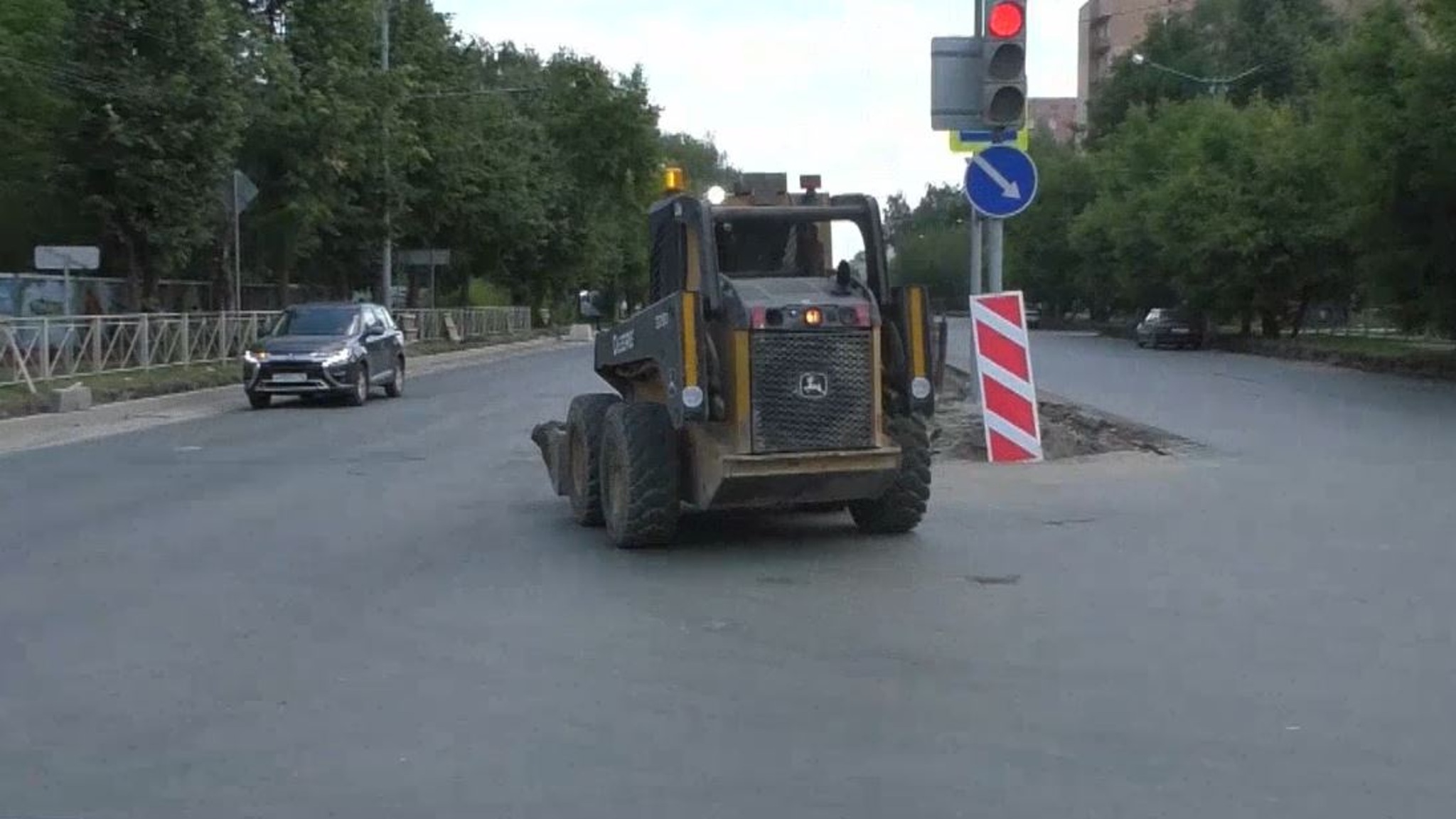 Дорогу на улице Красноармейской в Йошкар-Оле ремонтируют за 79 млн рублей