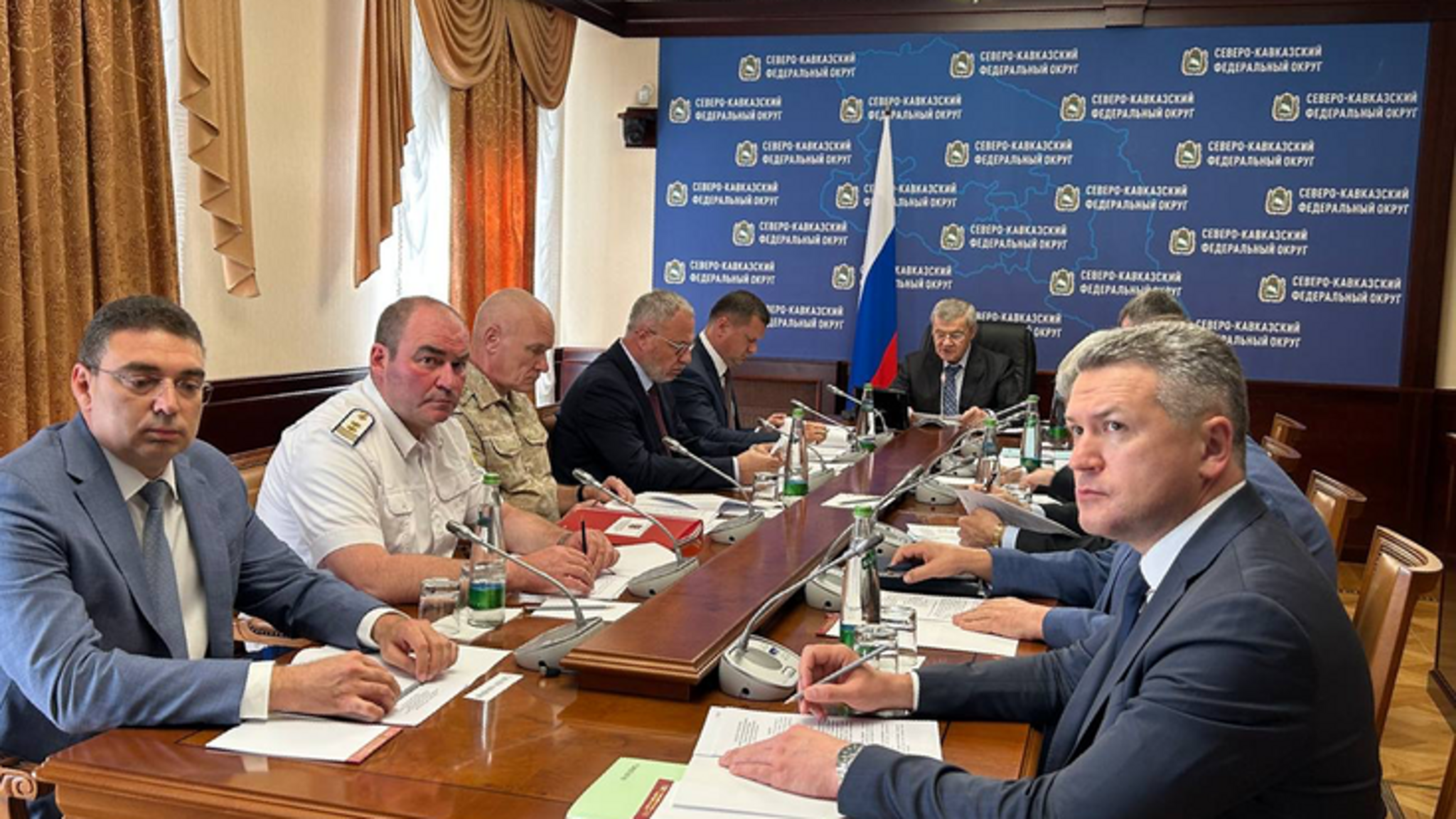 Казбек Коков принял участие в заседании Совета при полномочном представителе Президента РФ в СКФО, которое прошло под председательством Юрия Чайки