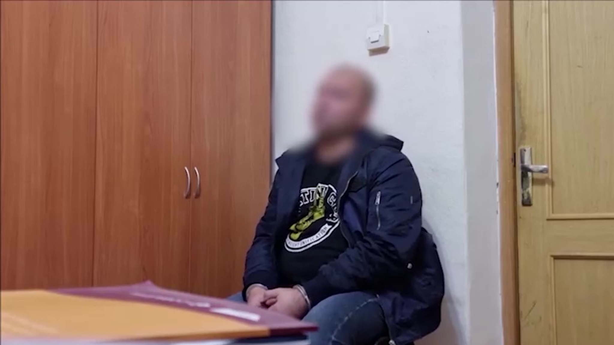Допрос задержанного на Сахалине агента СБУ сняли на видео
